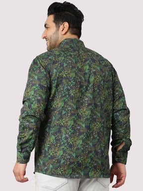 Greenleaf Cotton Digital Printed Shirt Men's Plus Size