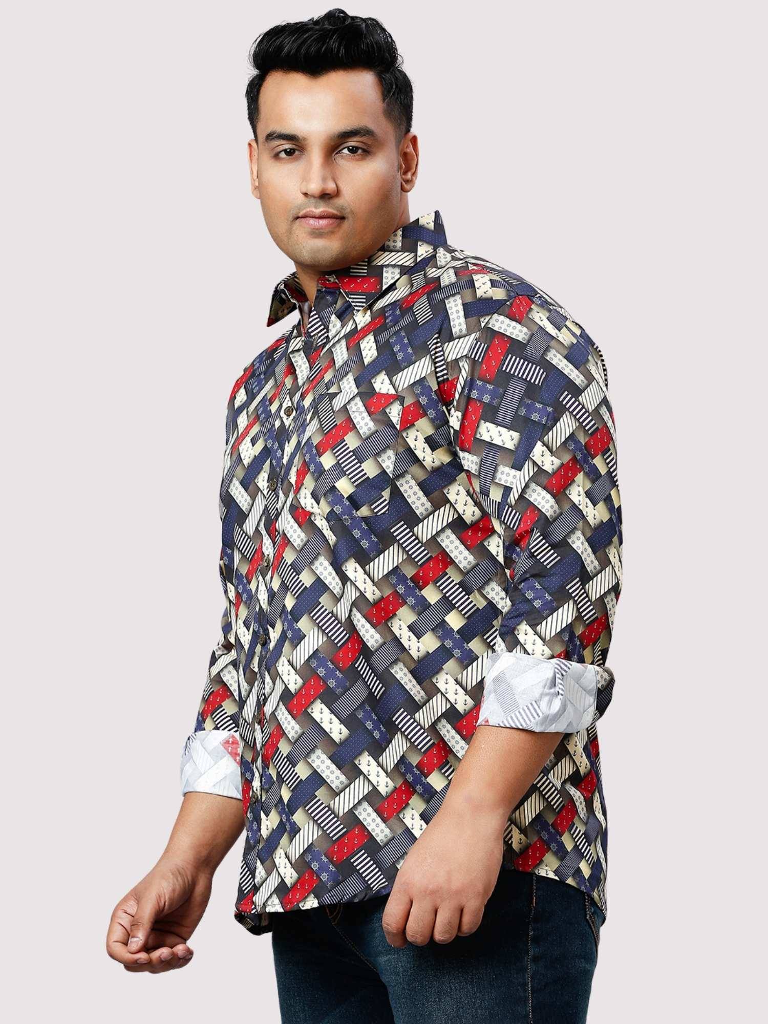 Classic Patches Digital Printed Full Sleeve Shirt