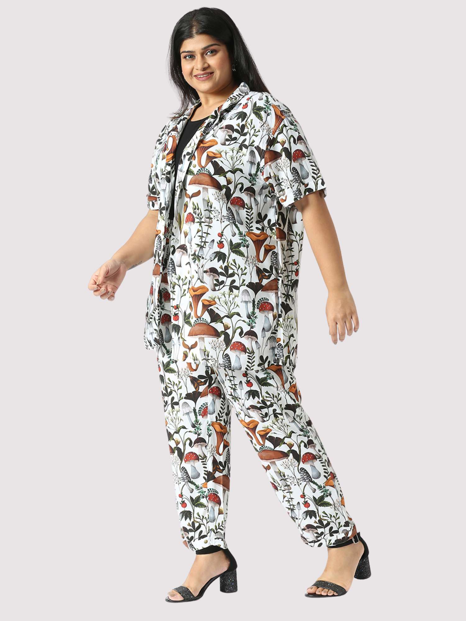 Sepia Wild Plus Size Women's Co-ord Set