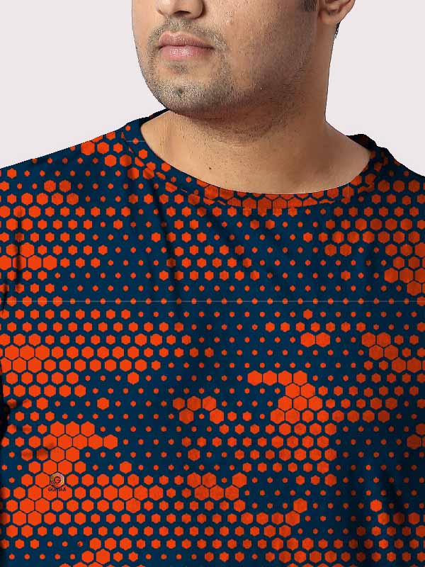 Camouflage Digital Printed Plus Size T-shirt
