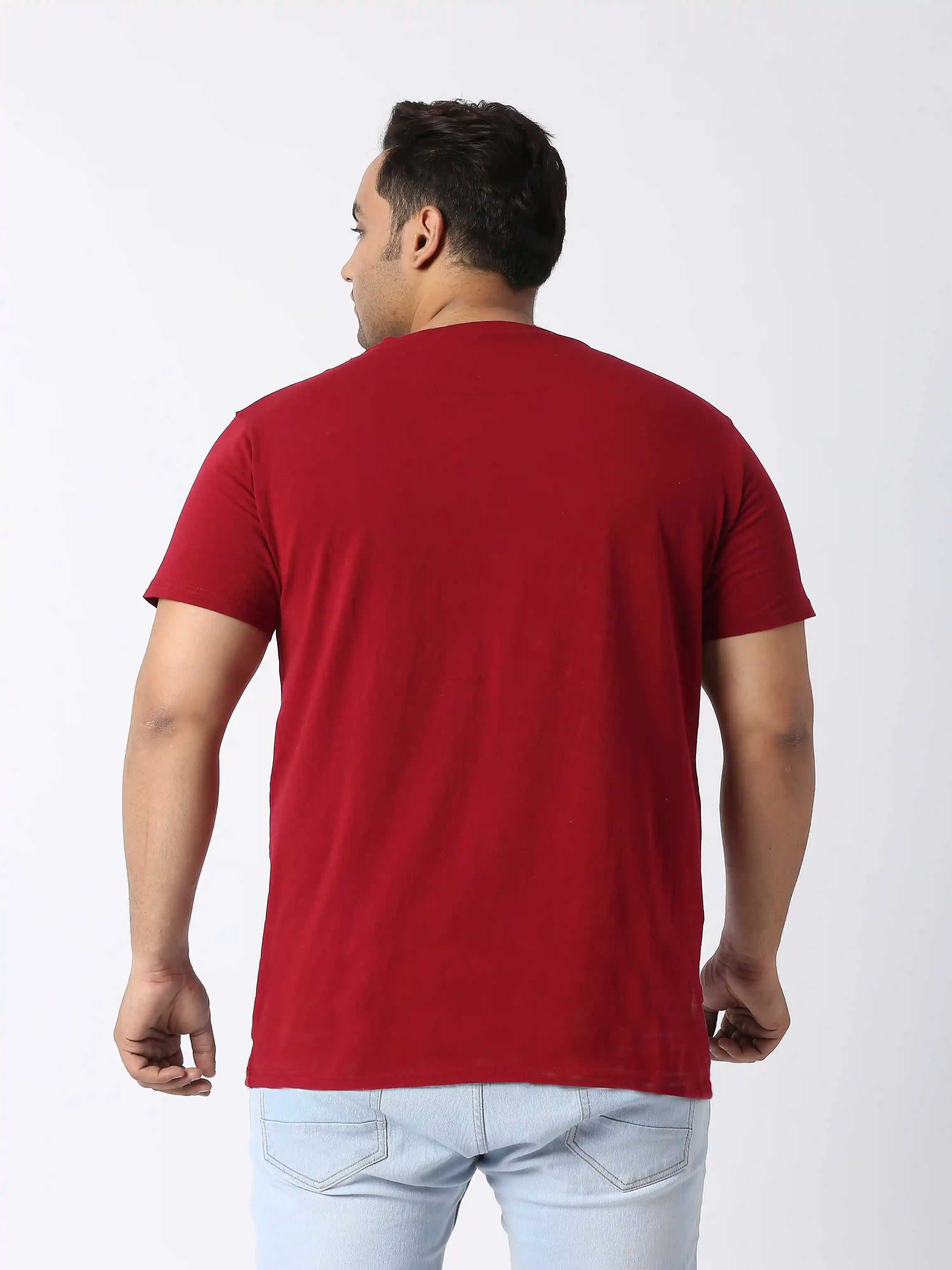 Dad Printed Plus Size Round Neck T-Shirt