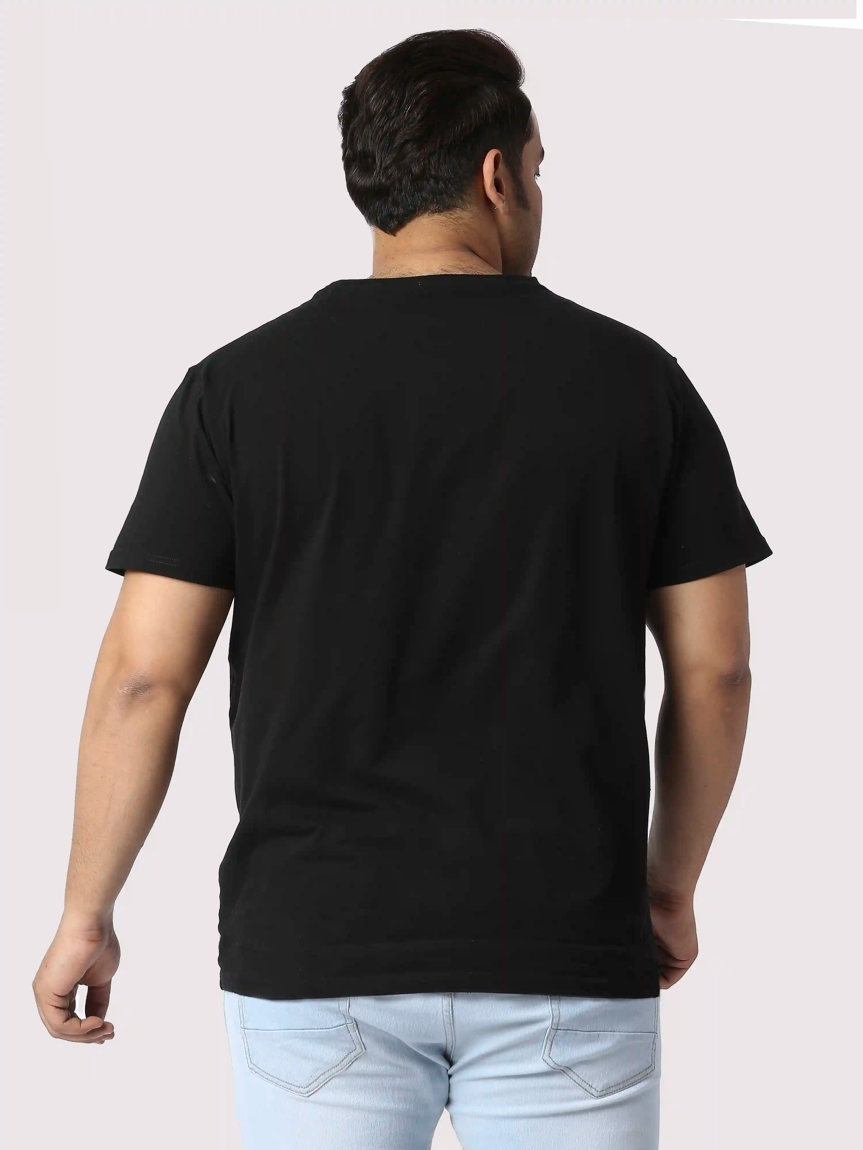 Jay Jagannath Printed Plus Size Round Neck T-Shirt