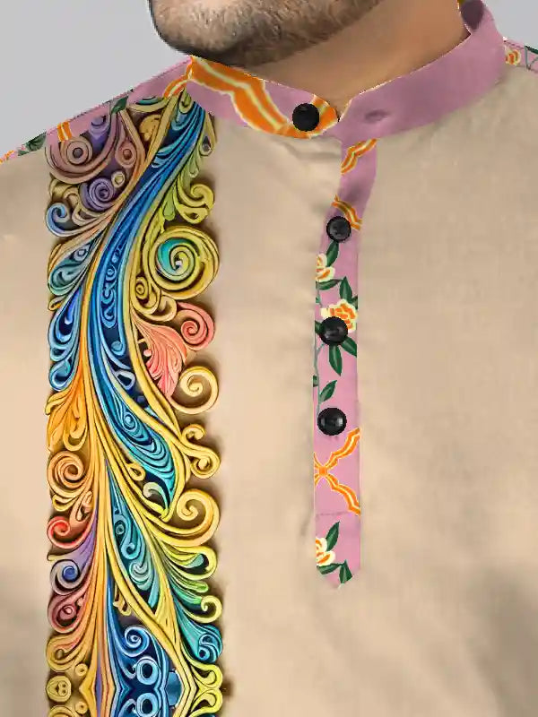 Patti Design Digital Printed Plus Size Kurta