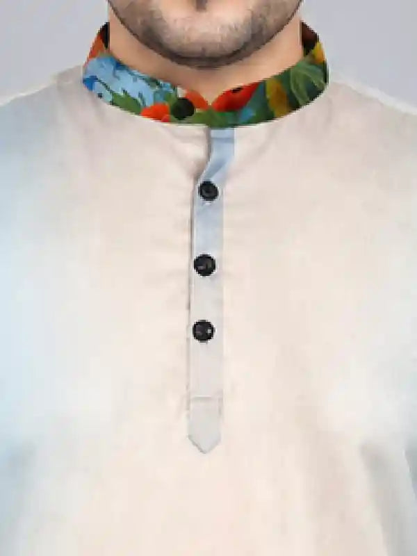 Wildflower Meadow Digital Printed Plus Size Kurta