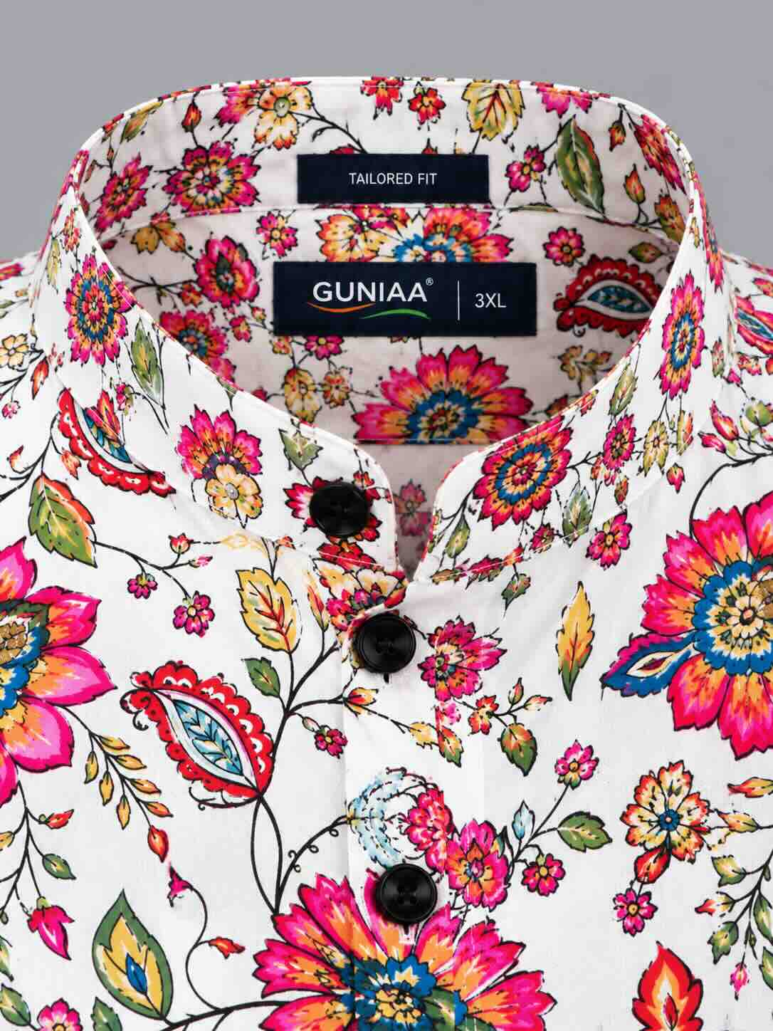 Floral Kalamkari Digital Printed Men's Plus Size Kurta