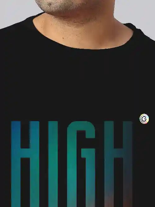 High Digital Printed Plus Size T-shirt