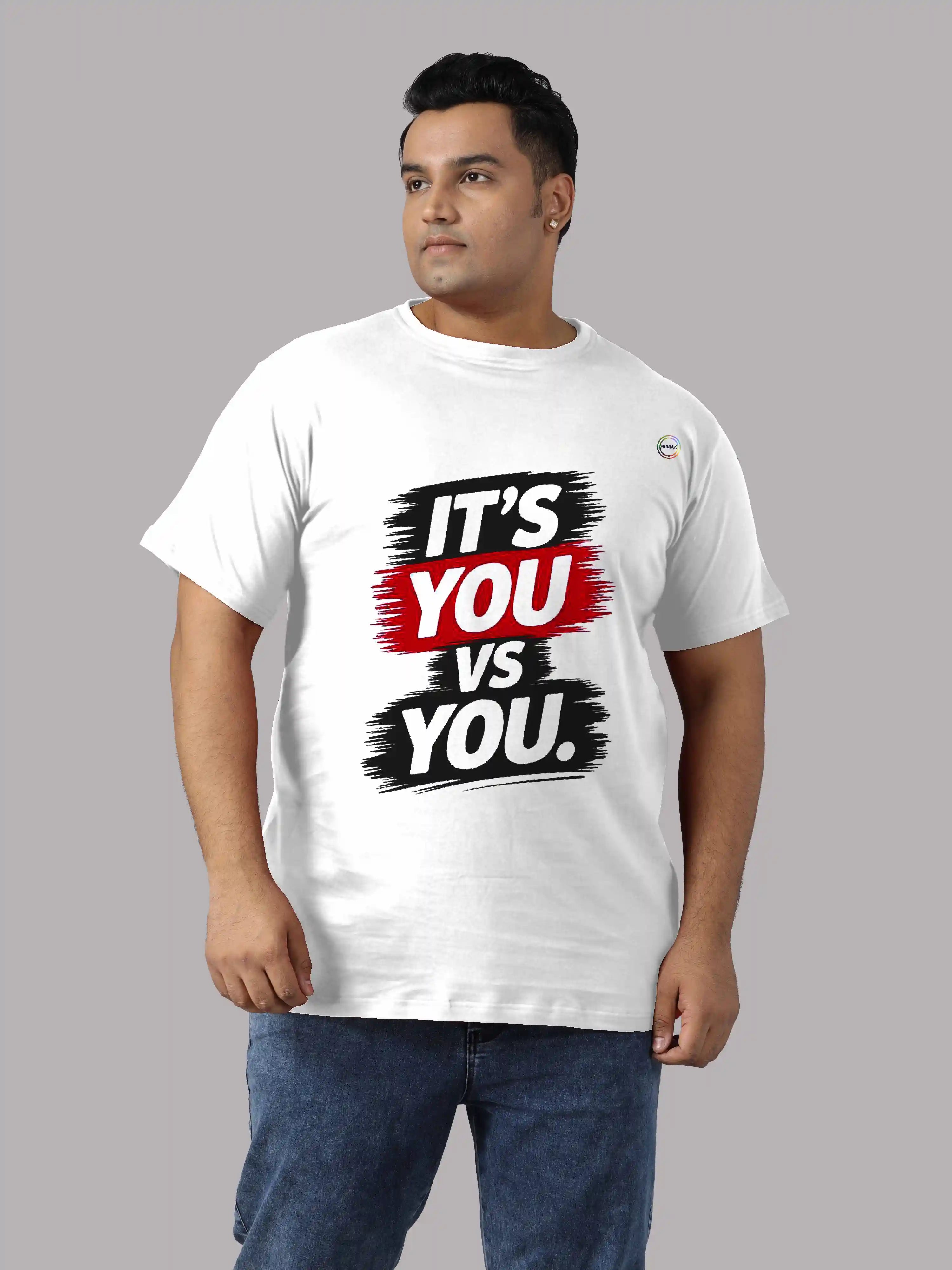 Have Good Day Digital Printed Plus Size T-shirt