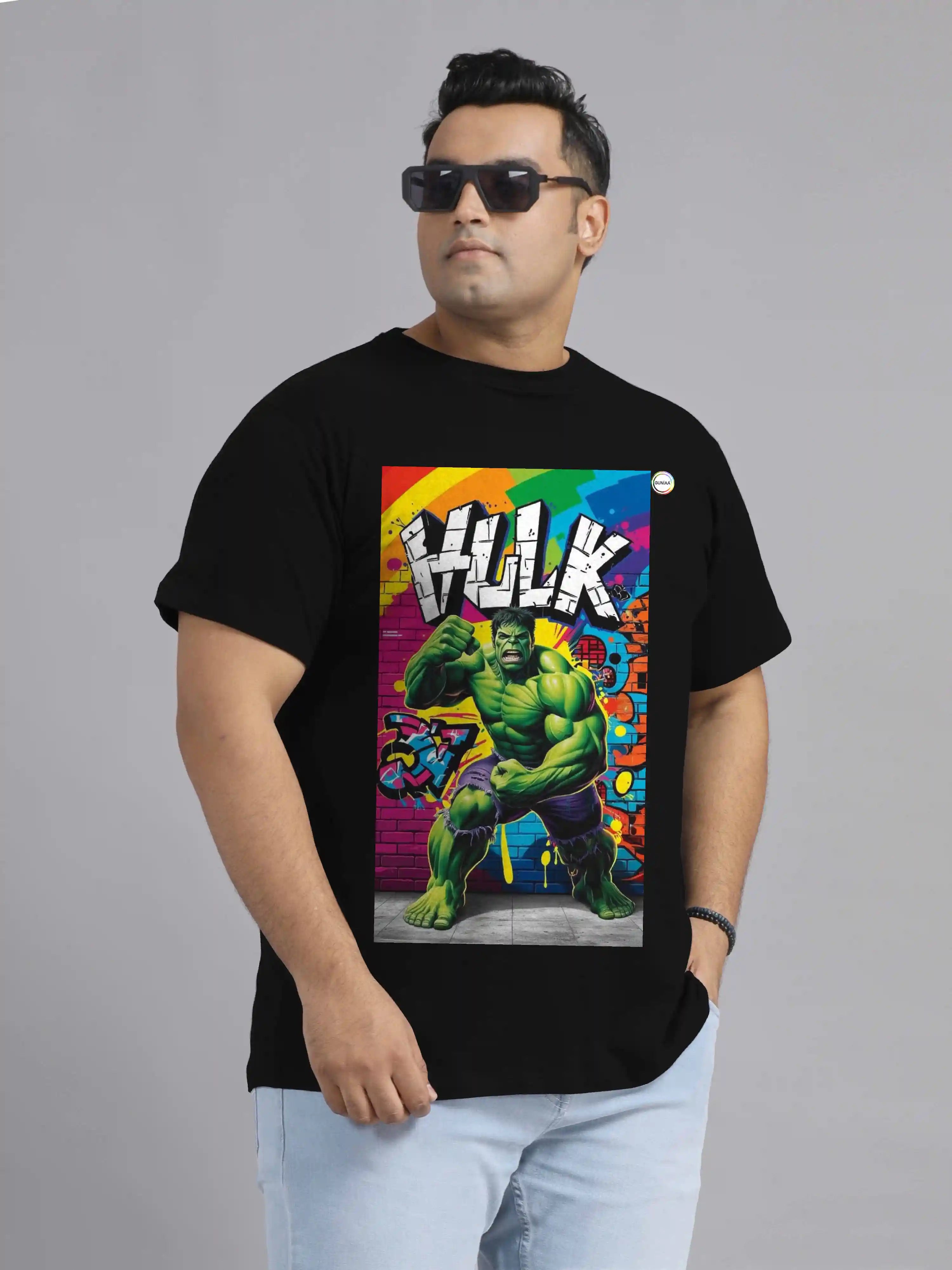 Hulk Digital Printed Plus Size T-shirt