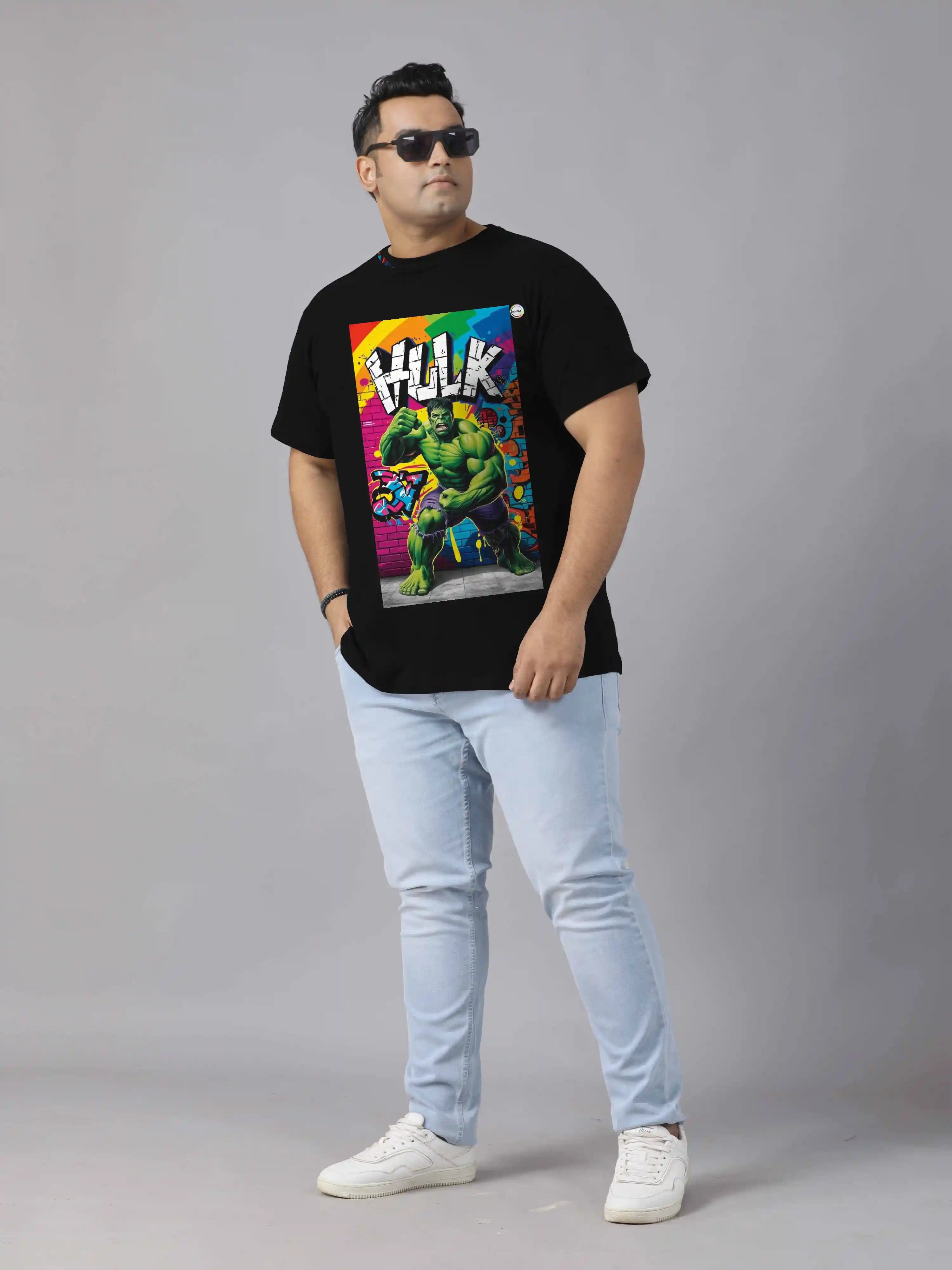 Hulk Digital Printed Plus Size T-shirt