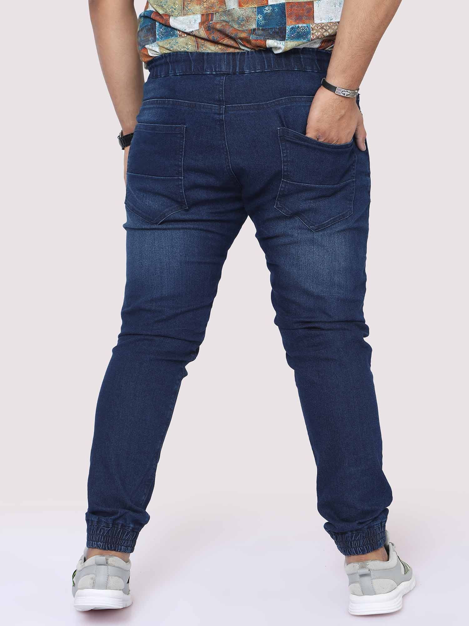 Deep Blue Jogger Pants Men's Plus Size - Guniaa Fashions