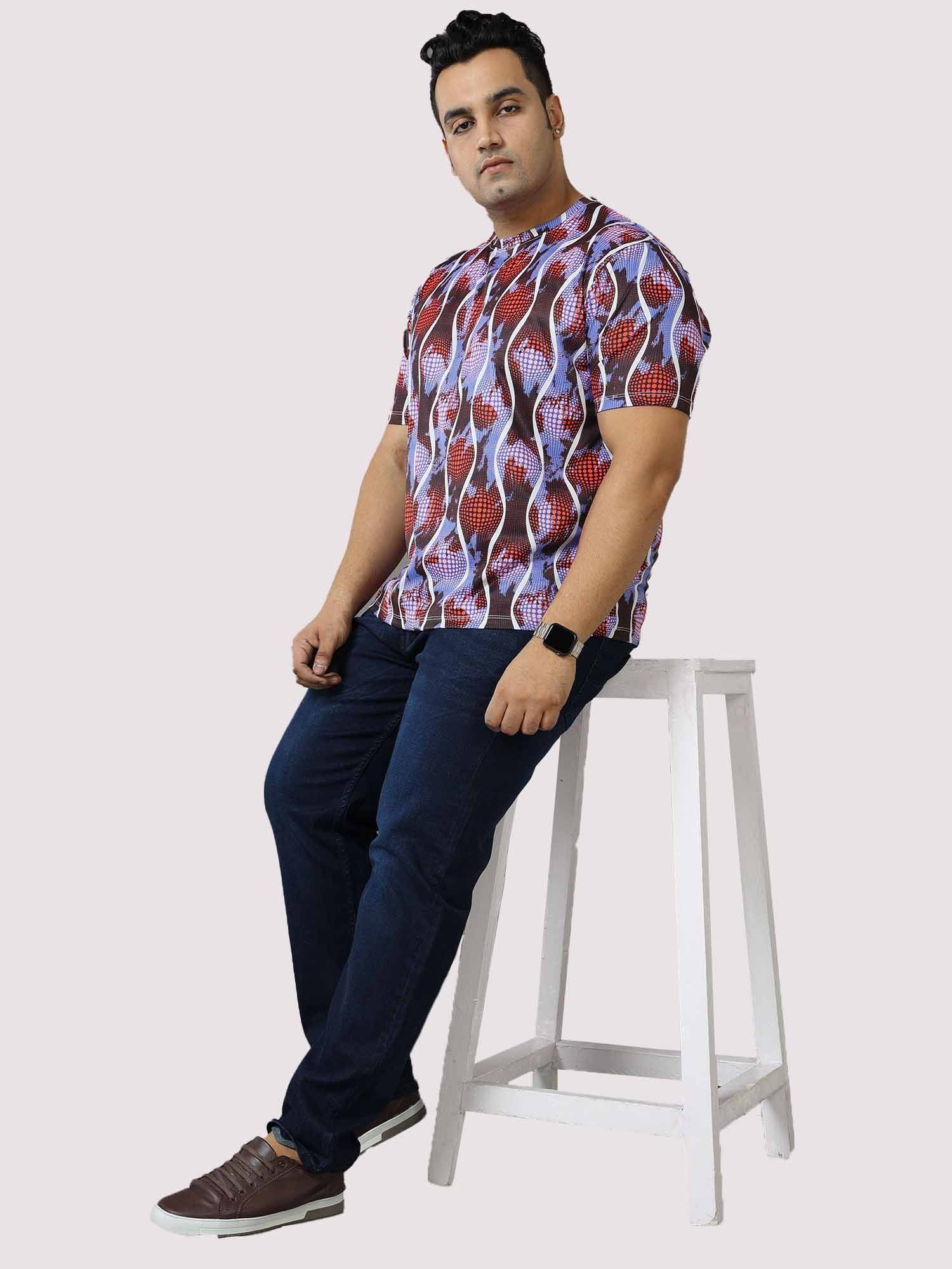 Deep Blue Stretchable Jeans Men's Plus Size - Guniaa Fashions