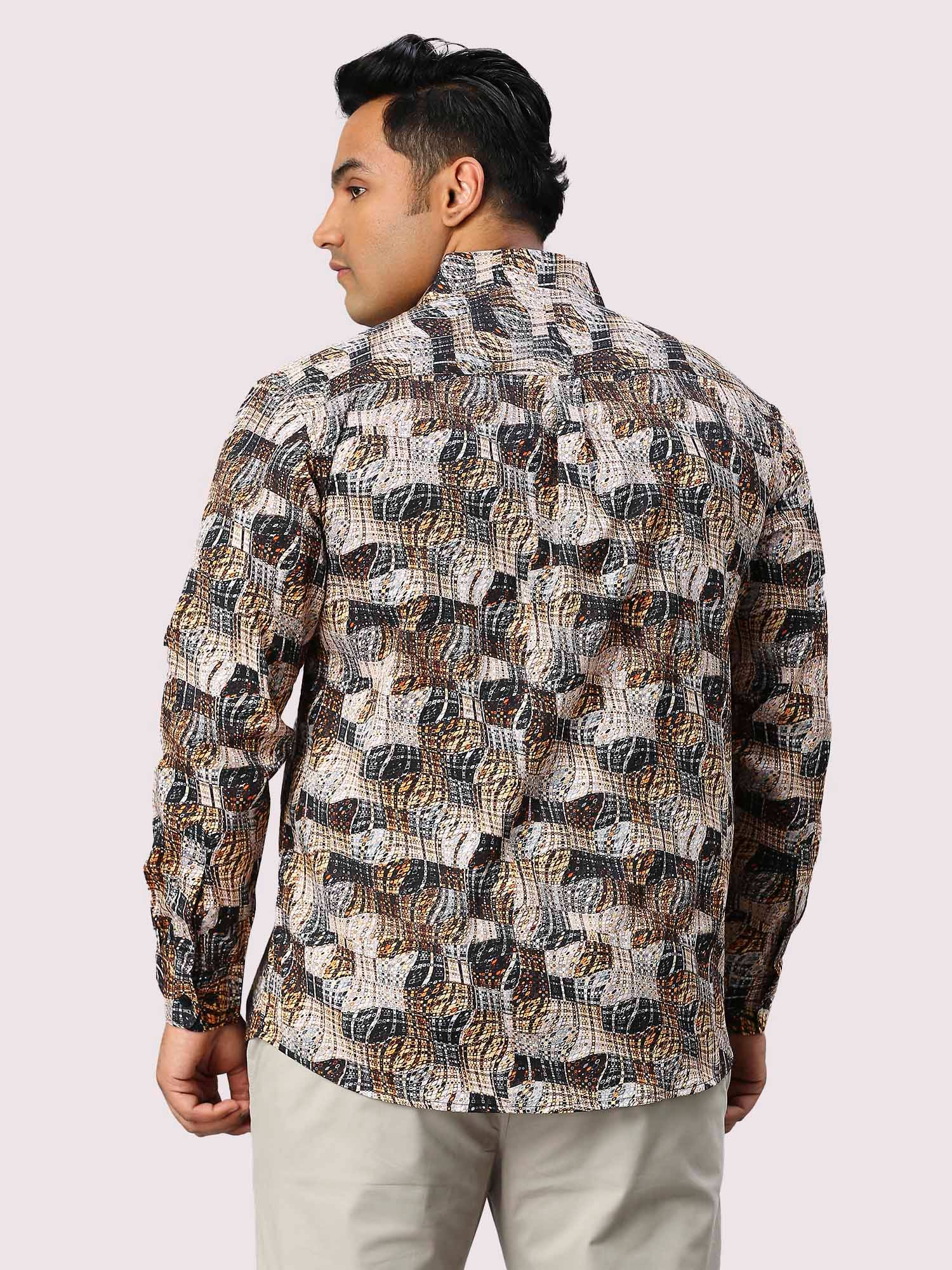 Dune Digital Printed Full Sleeve Shirt Men's Plus Size - Guniaa Fashions