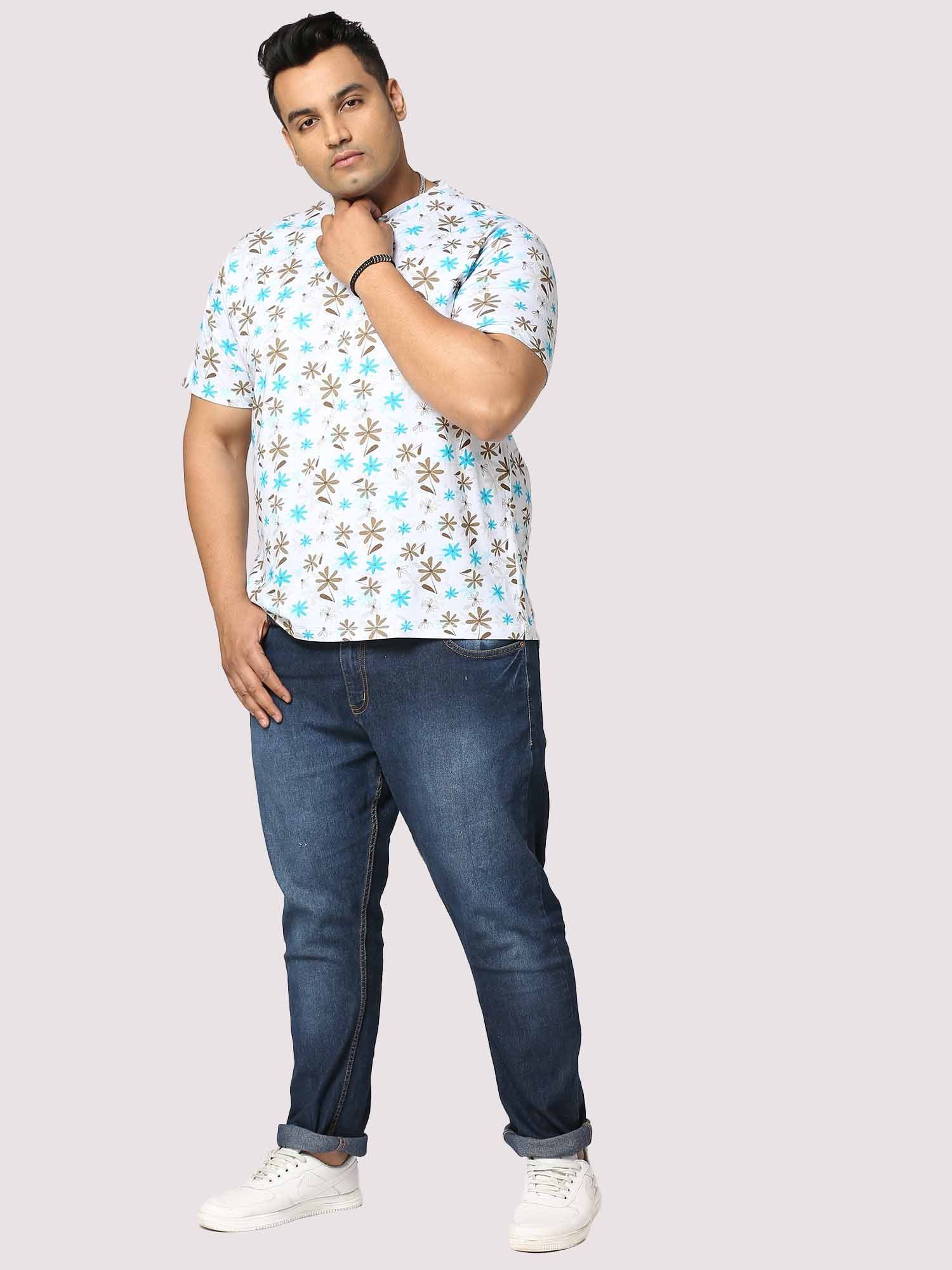 Guniaa 'Buddy' Digital Printed Half-Sleeves T-Shirt - Guniaa Fashions