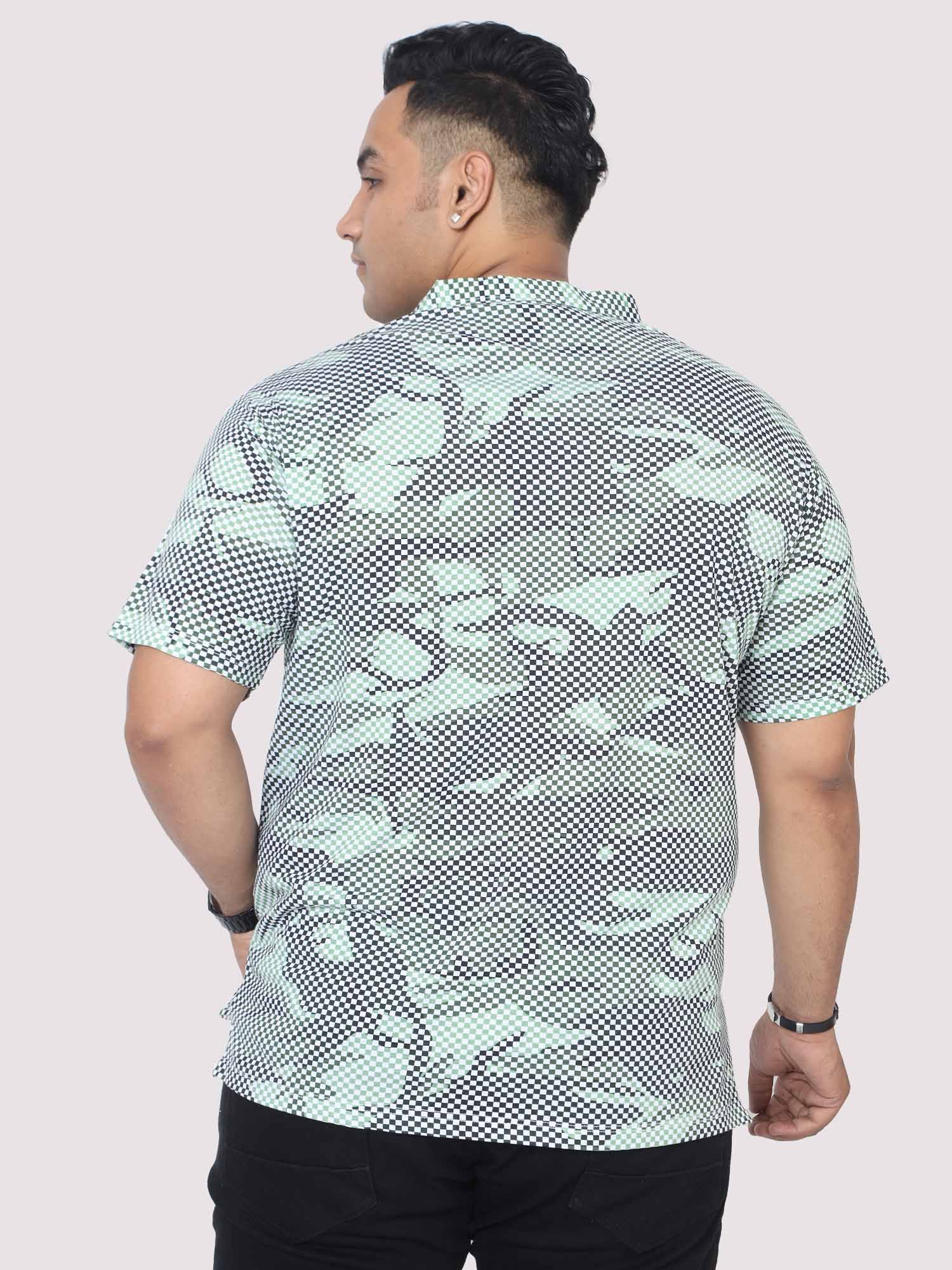 Matrix Printed Digital Printed Shirt Men's Plus Size - Guniaa Fashions