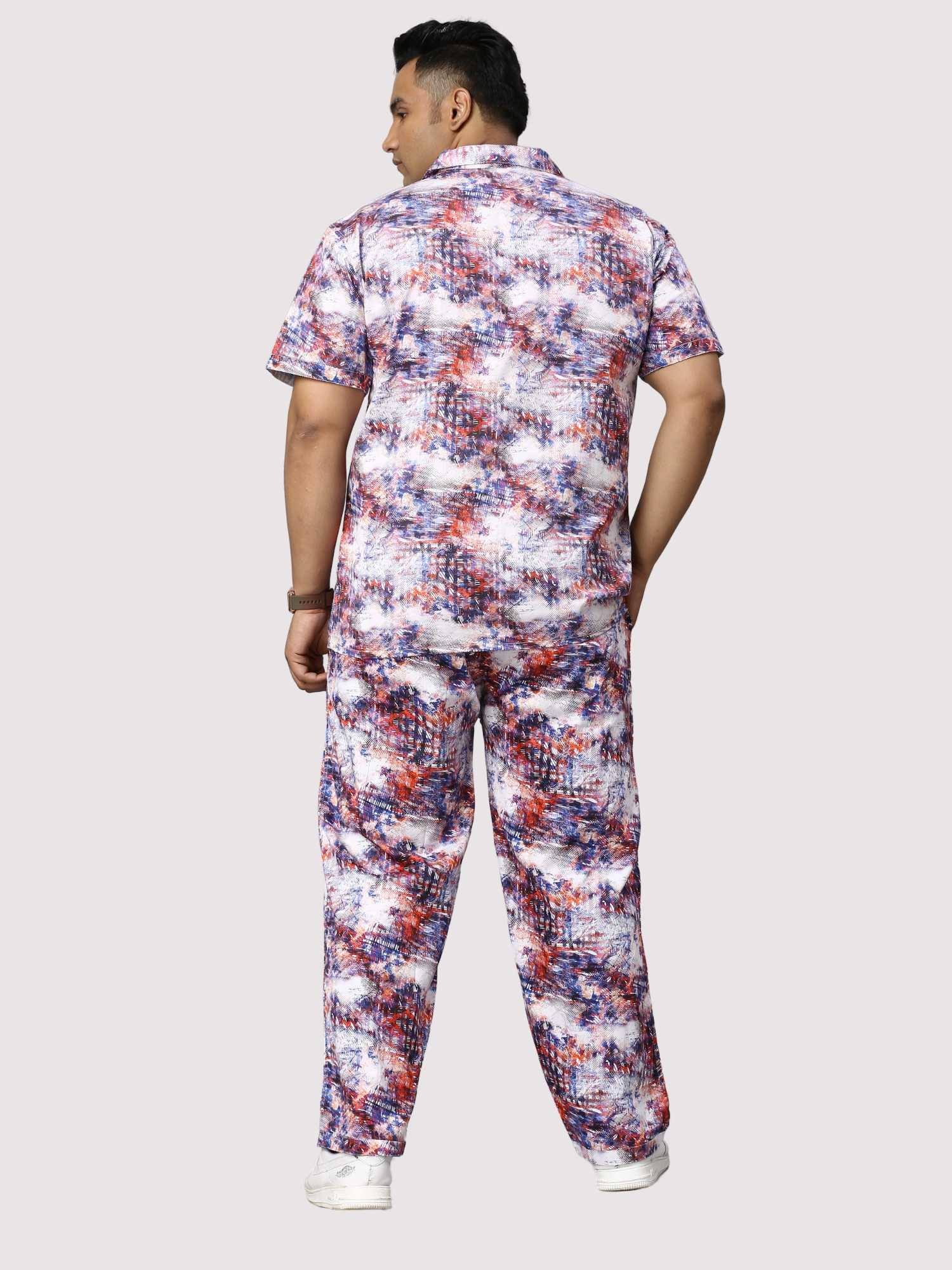 Monsoon Hue Digital Printed Full Co-Ords Men's Plus Size - Guniaa Fashions