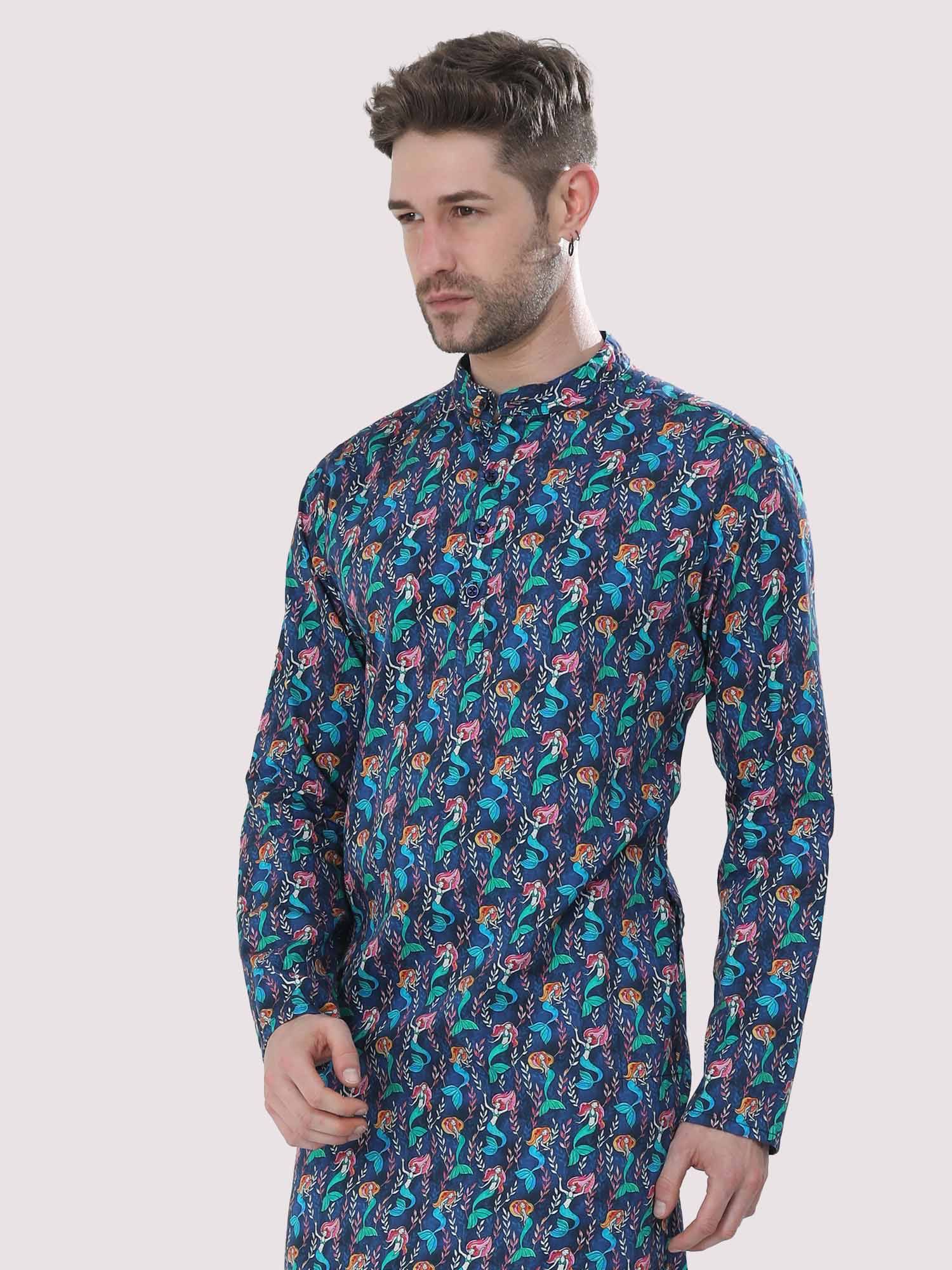 Multicolored Printed Kurta - Guniaa Fashions