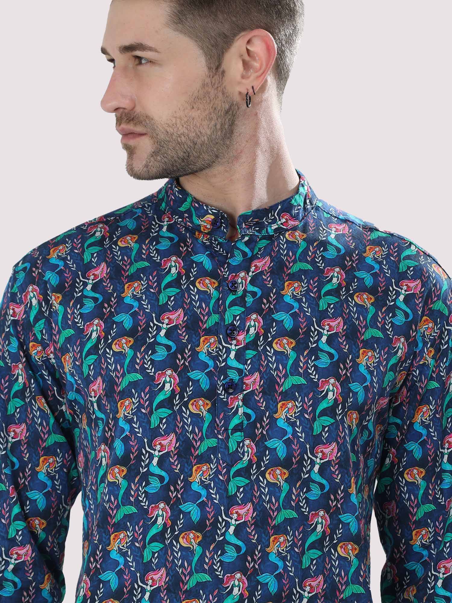 Multicolored Printed Kurta - Guniaa Fashions