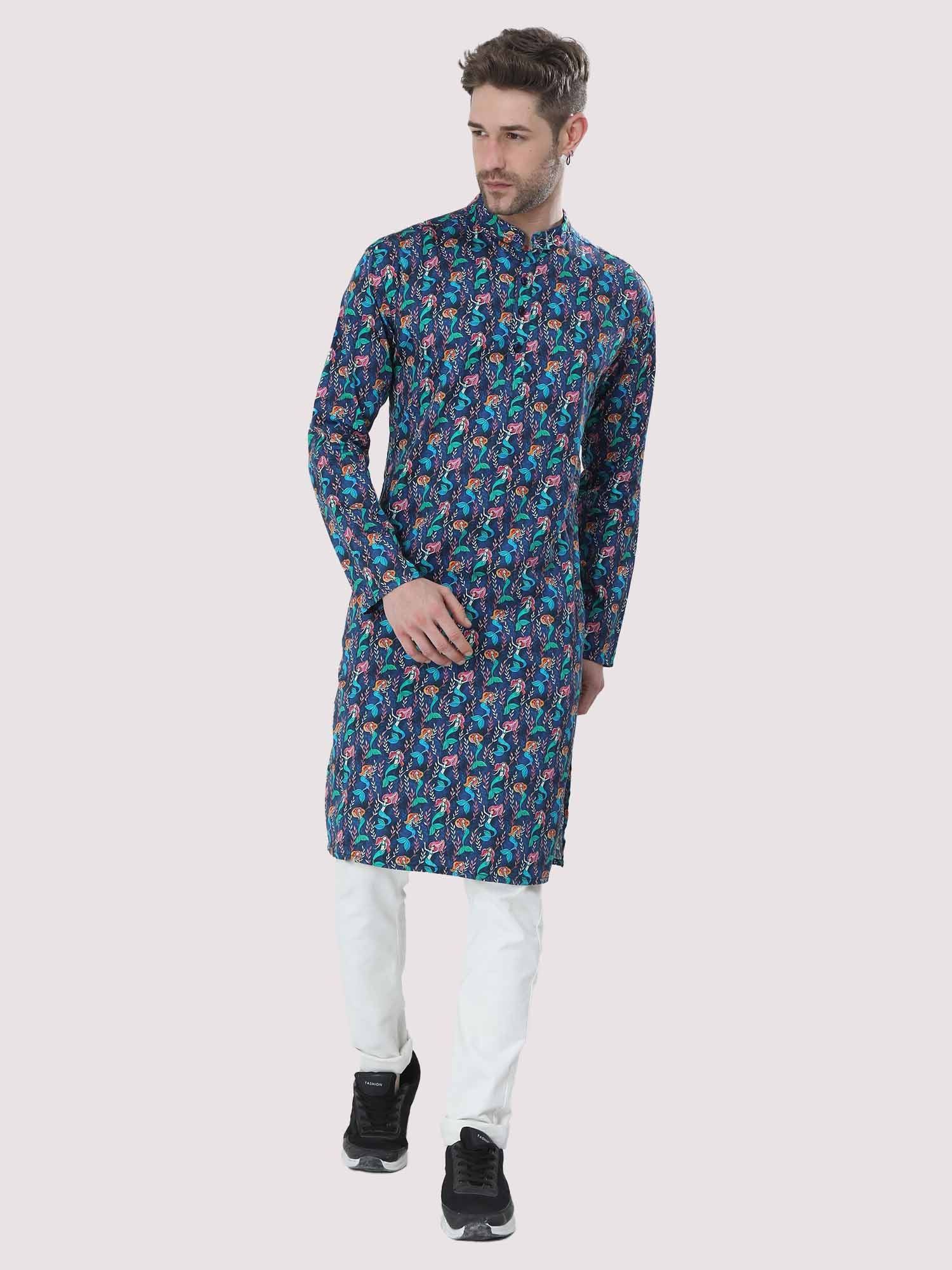 Multicolored Printed Kurta - Guniaa Fashions