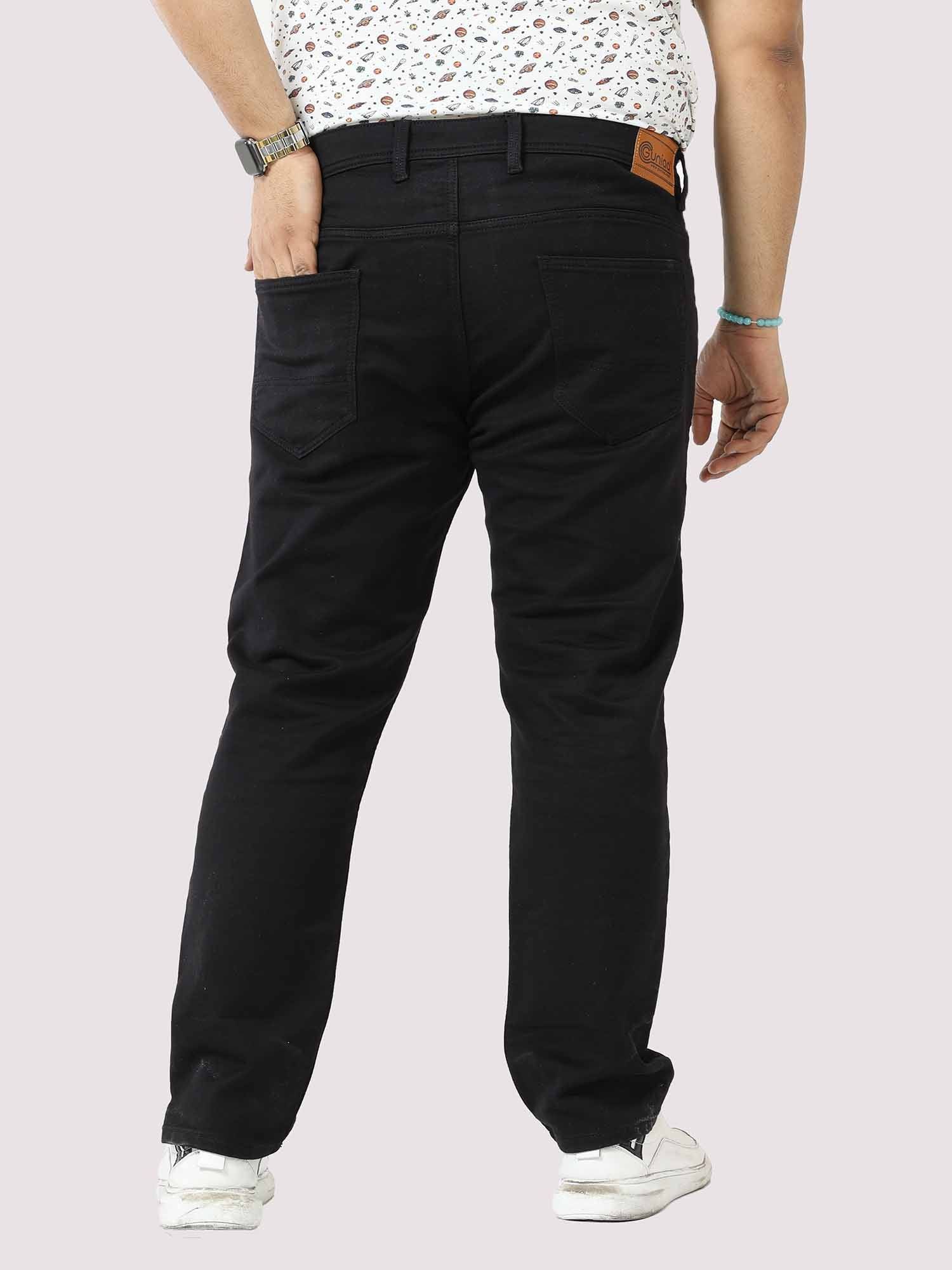 Premium Black Jeans Men's Plus Size - Guniaa Fashions
