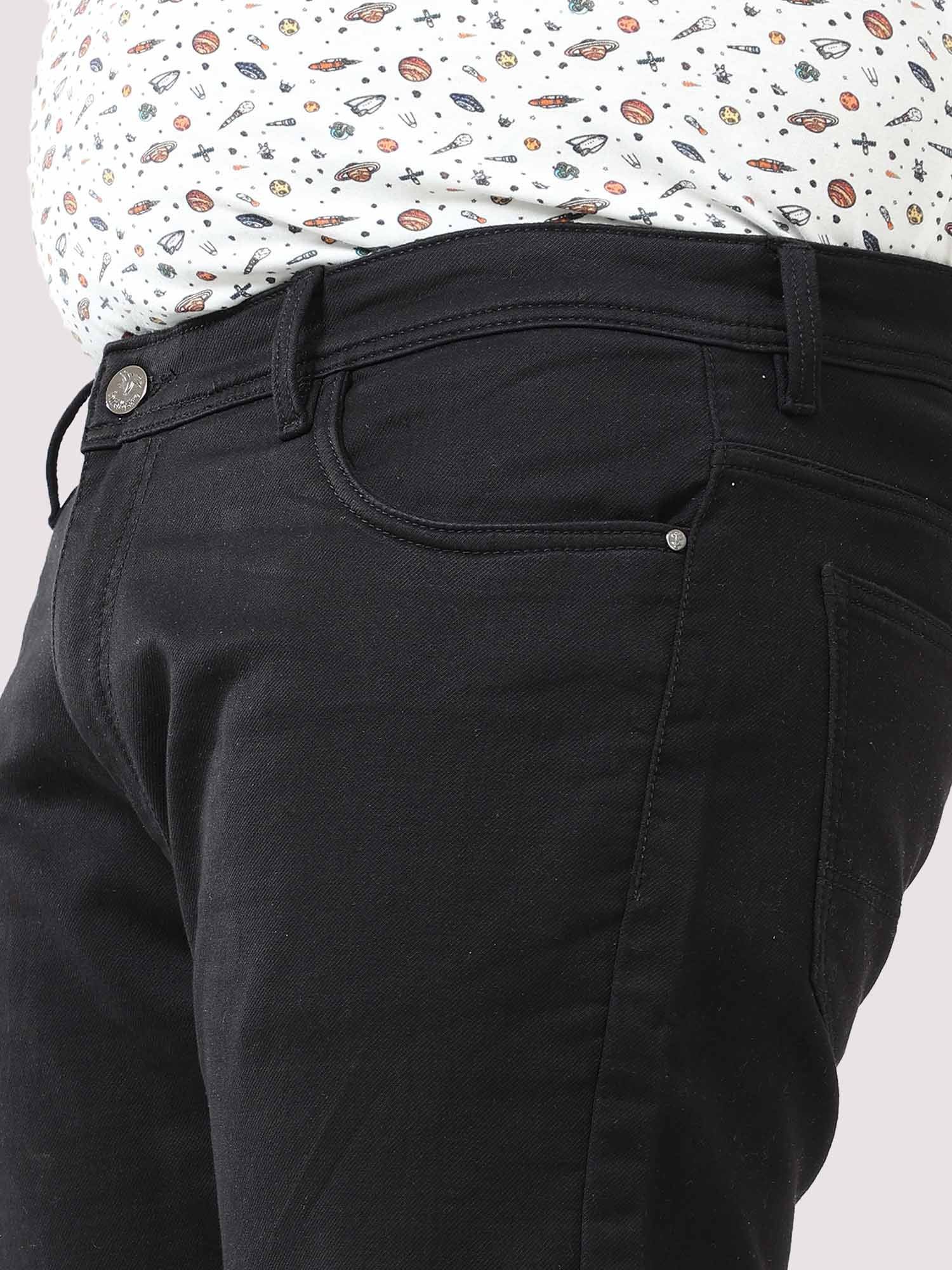 Premium Black Jeans Men's Plus Size - Guniaa Fashions