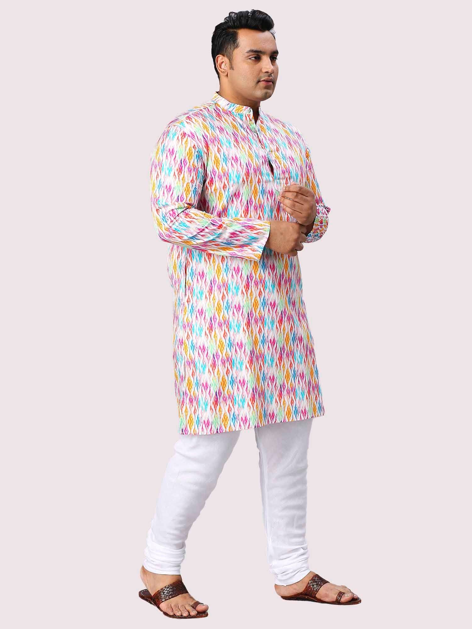 Raas Digital Printed Men's Plus Size Kurta - Guniaa Fashions