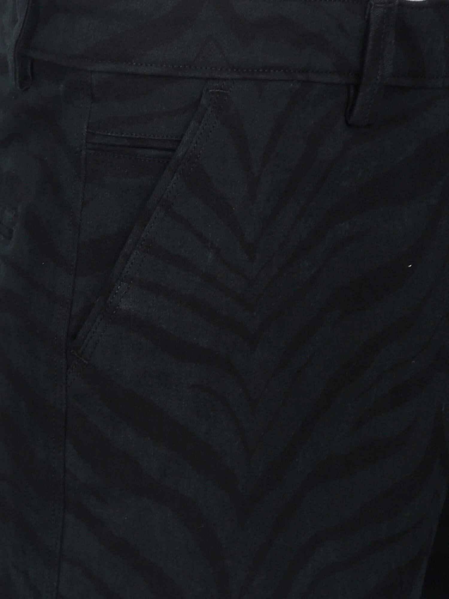 Eli Black Printed Shorts Men's Plus Size