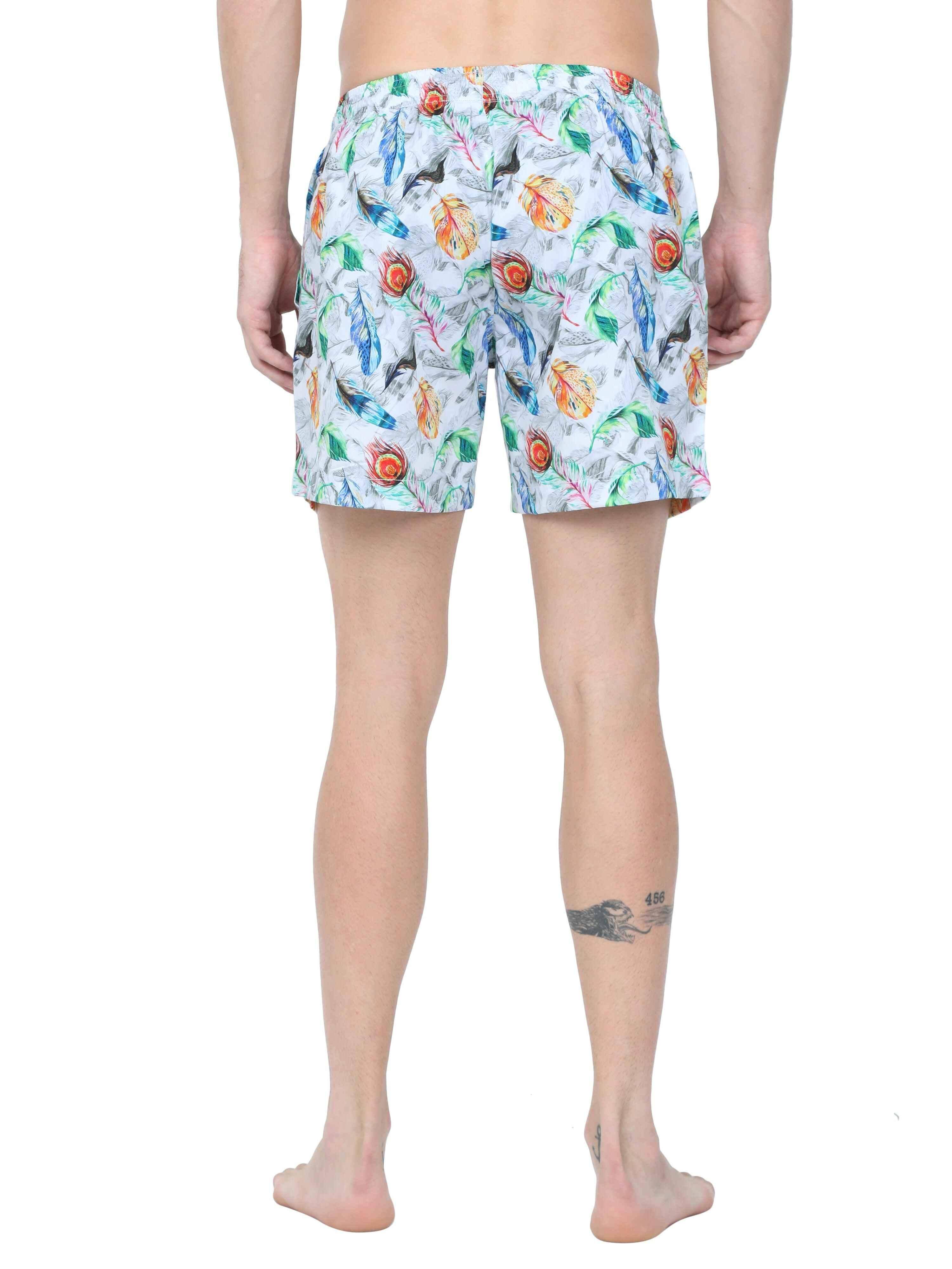 GUNIAA MEN'S FLAME PRINTED BOXER