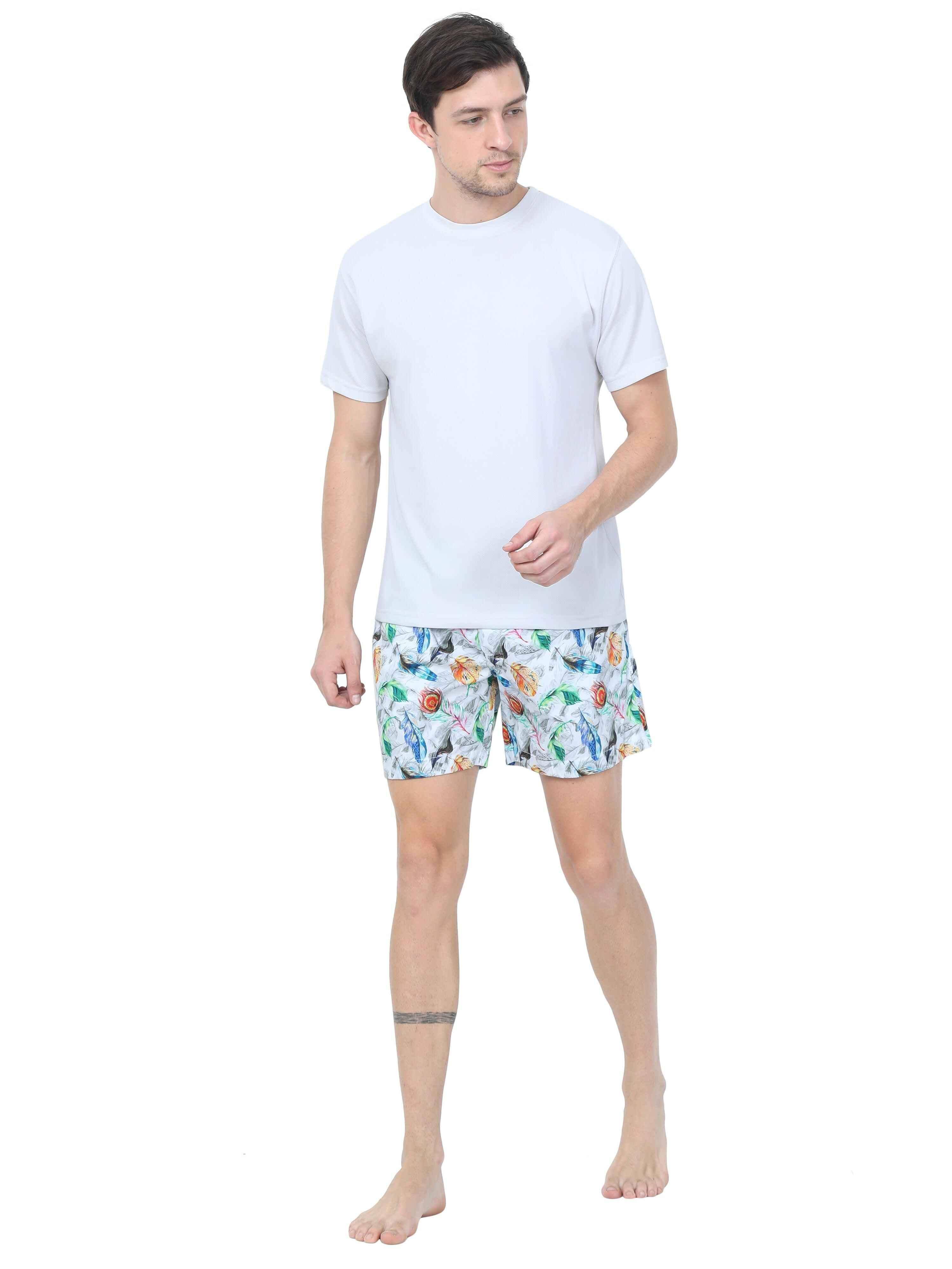GUNIAA MEN'S FLAME PRINTED BOXER