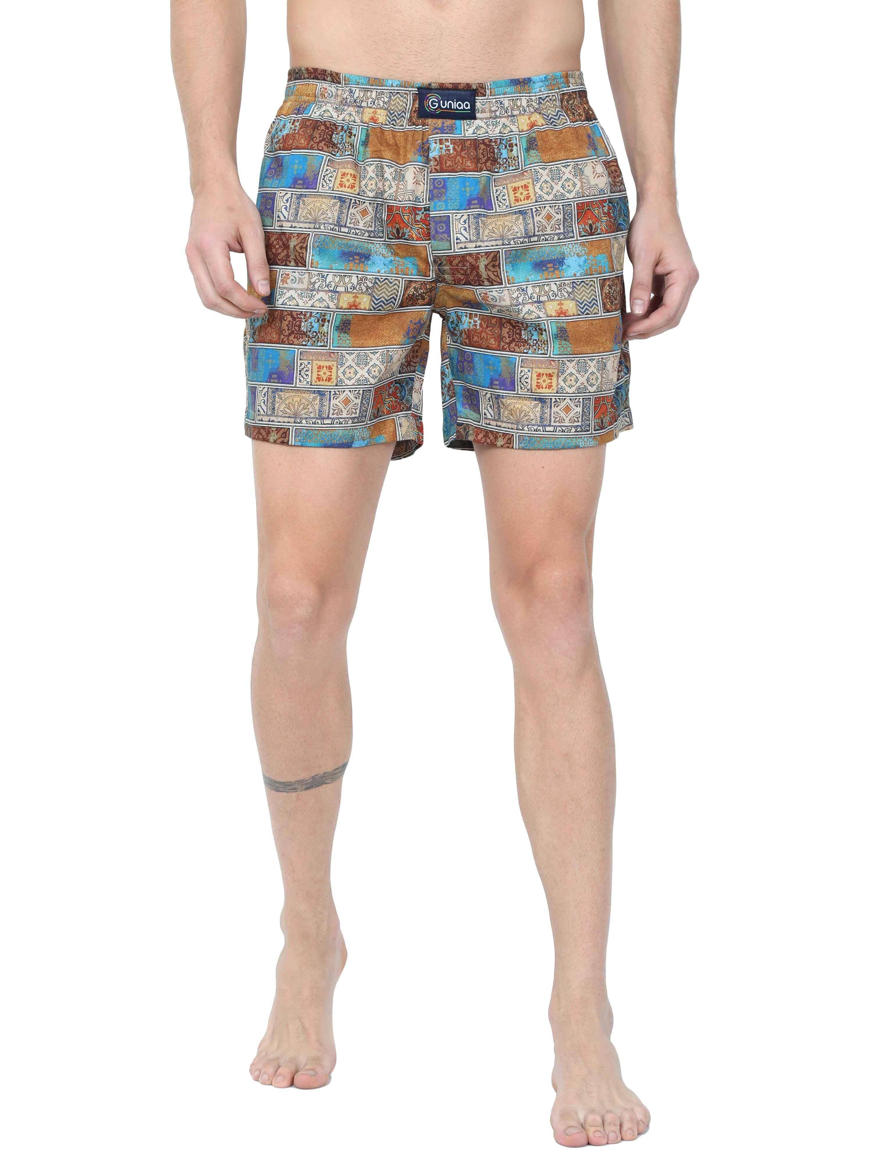 GUNIAA MEN'S KING PRINTED BOXER