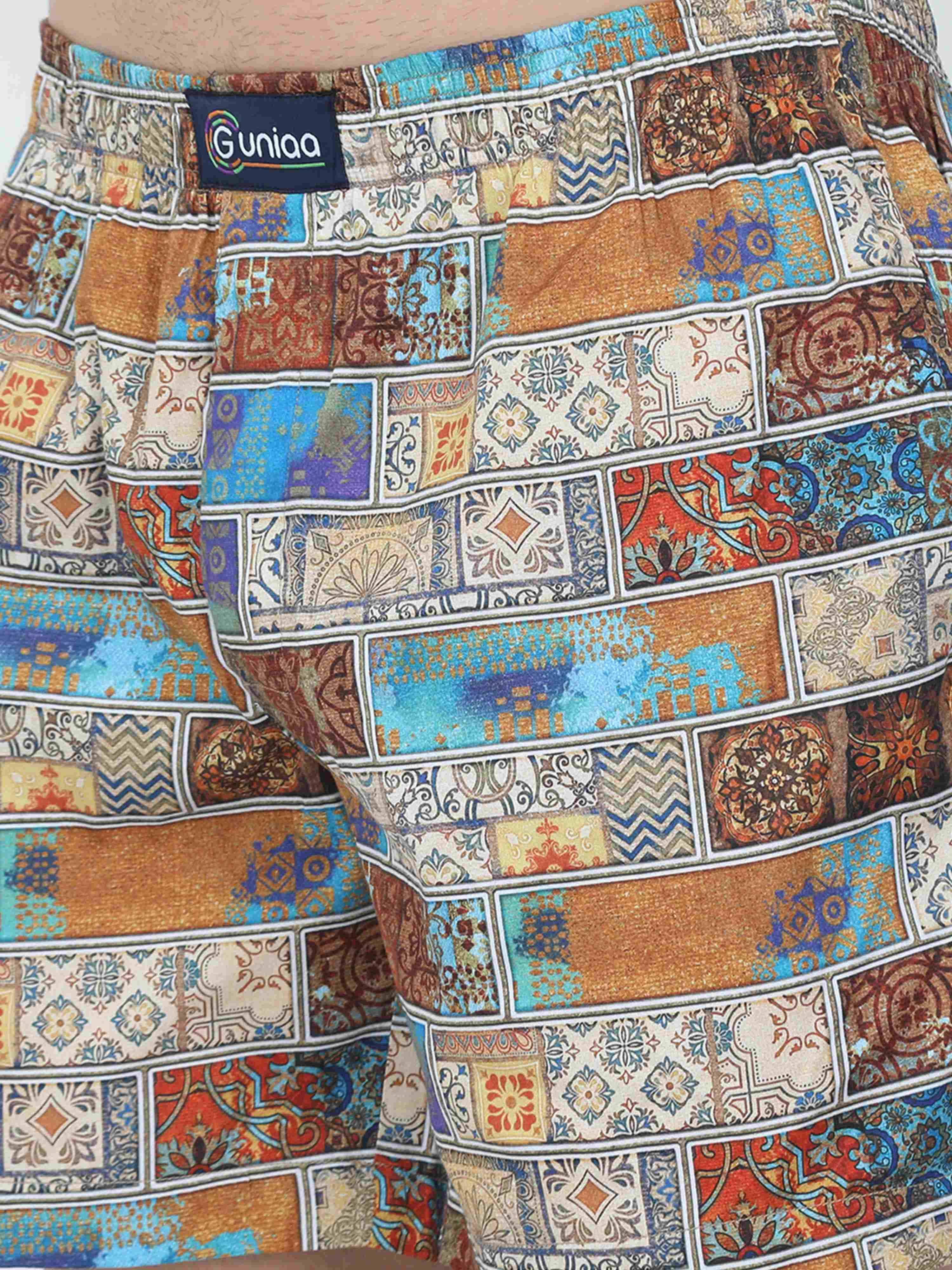 GUNIAA MEN'S KING PRINTED BOXER