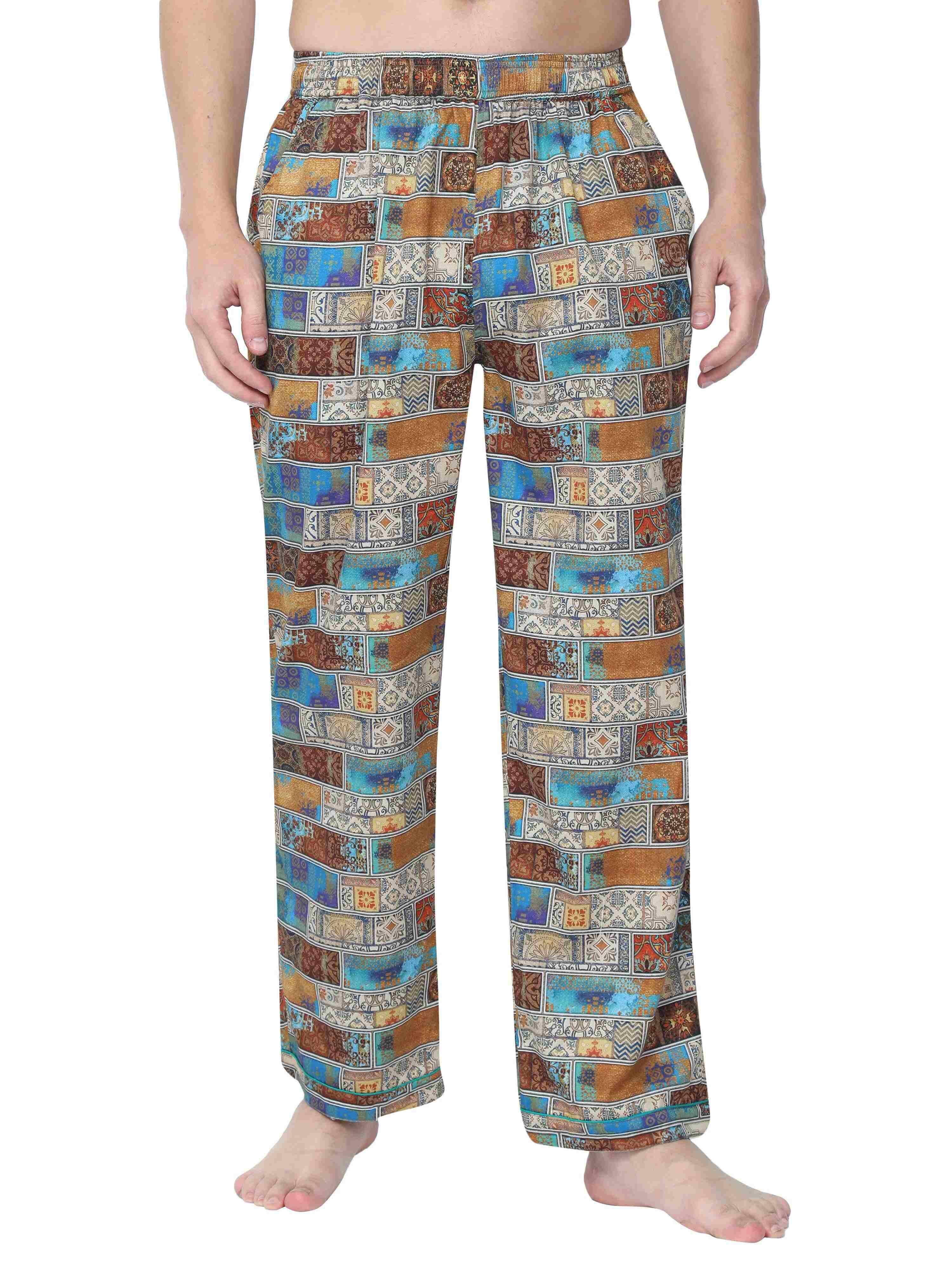 GUNIAA MEN'S KING PRINTED FULL PANT