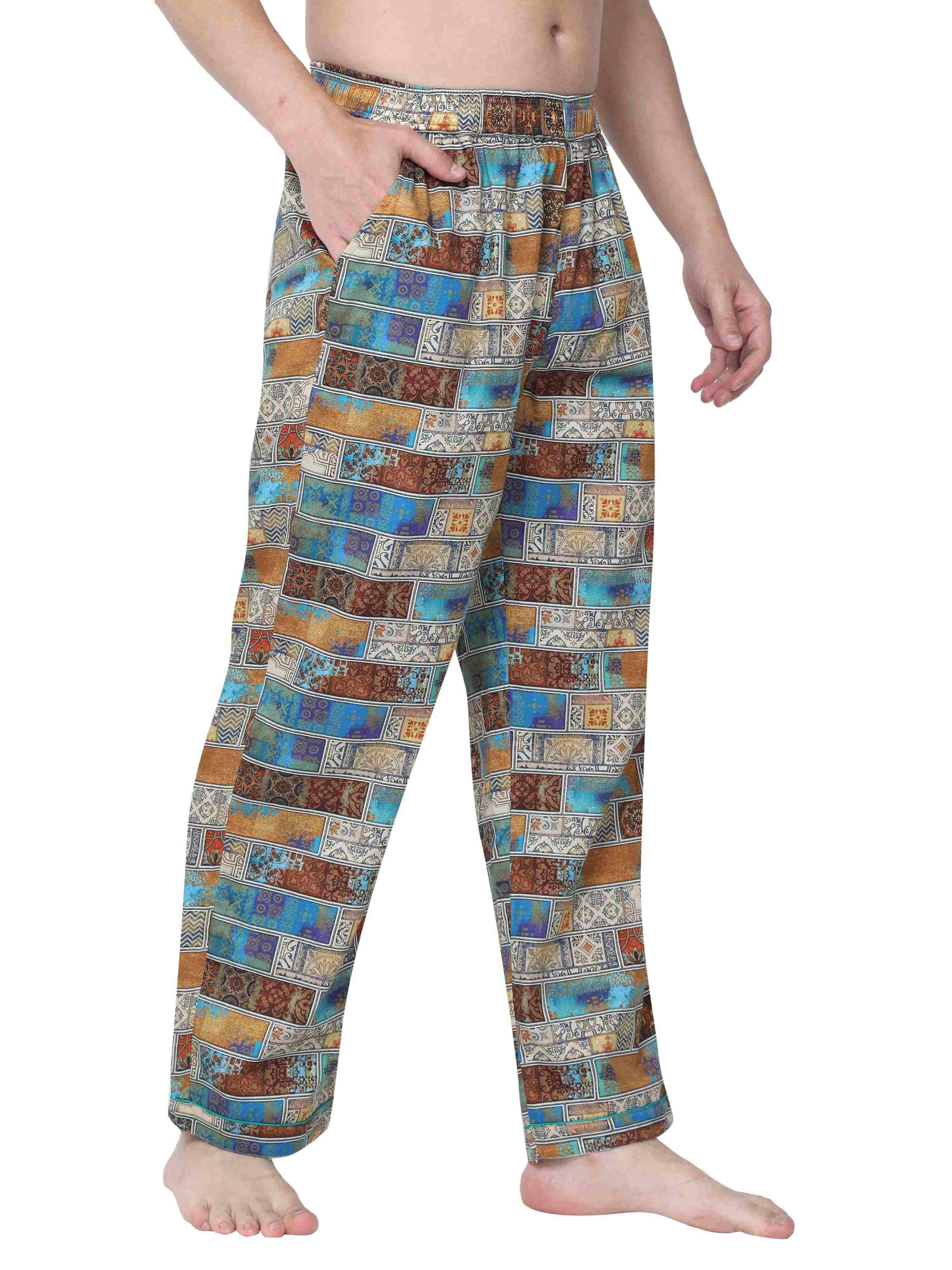 GUNIAA MEN'S KING PRINTED FULL PANT