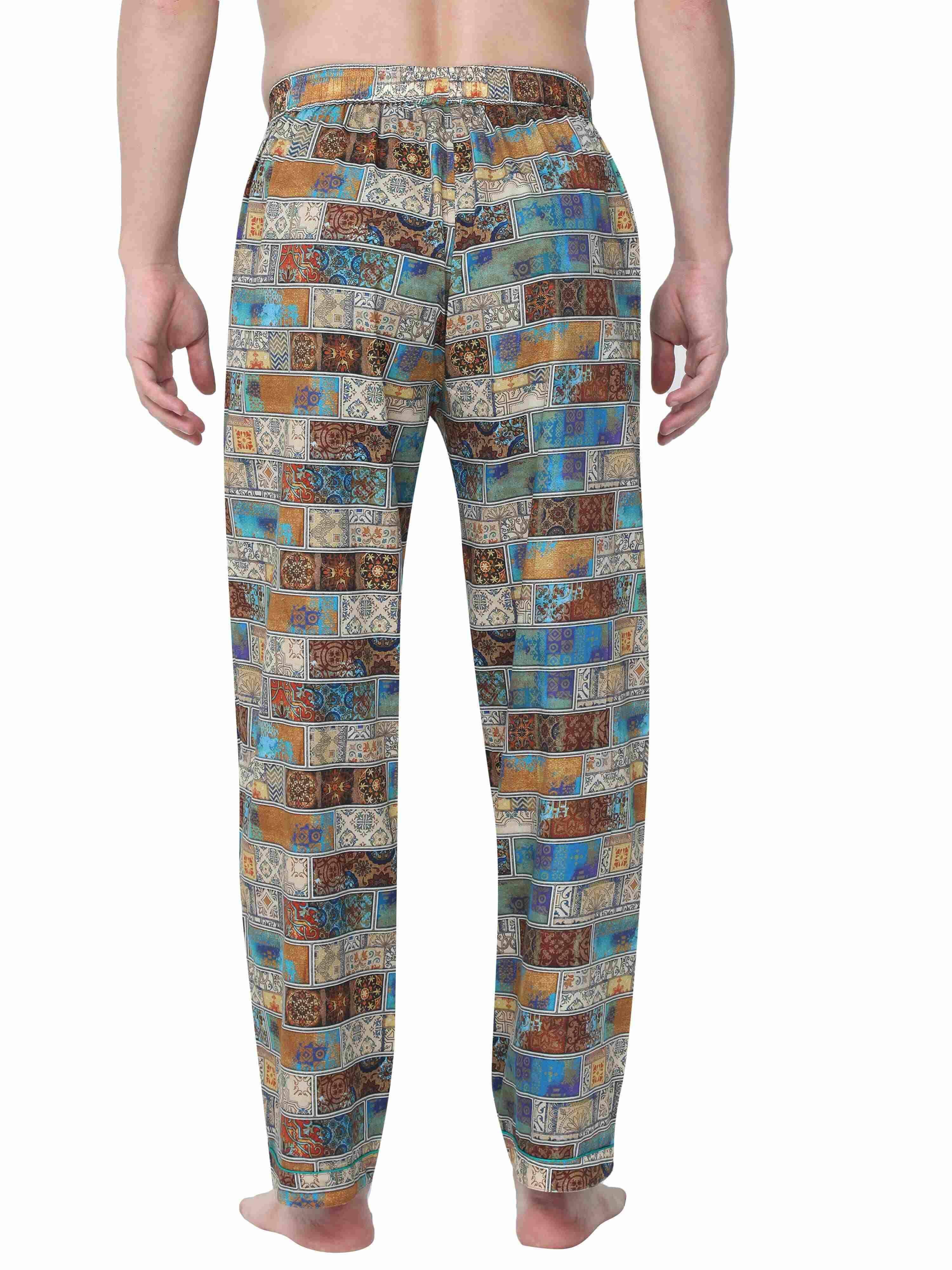 GUNIAA MEN'S KING PRINTED FULL PANT