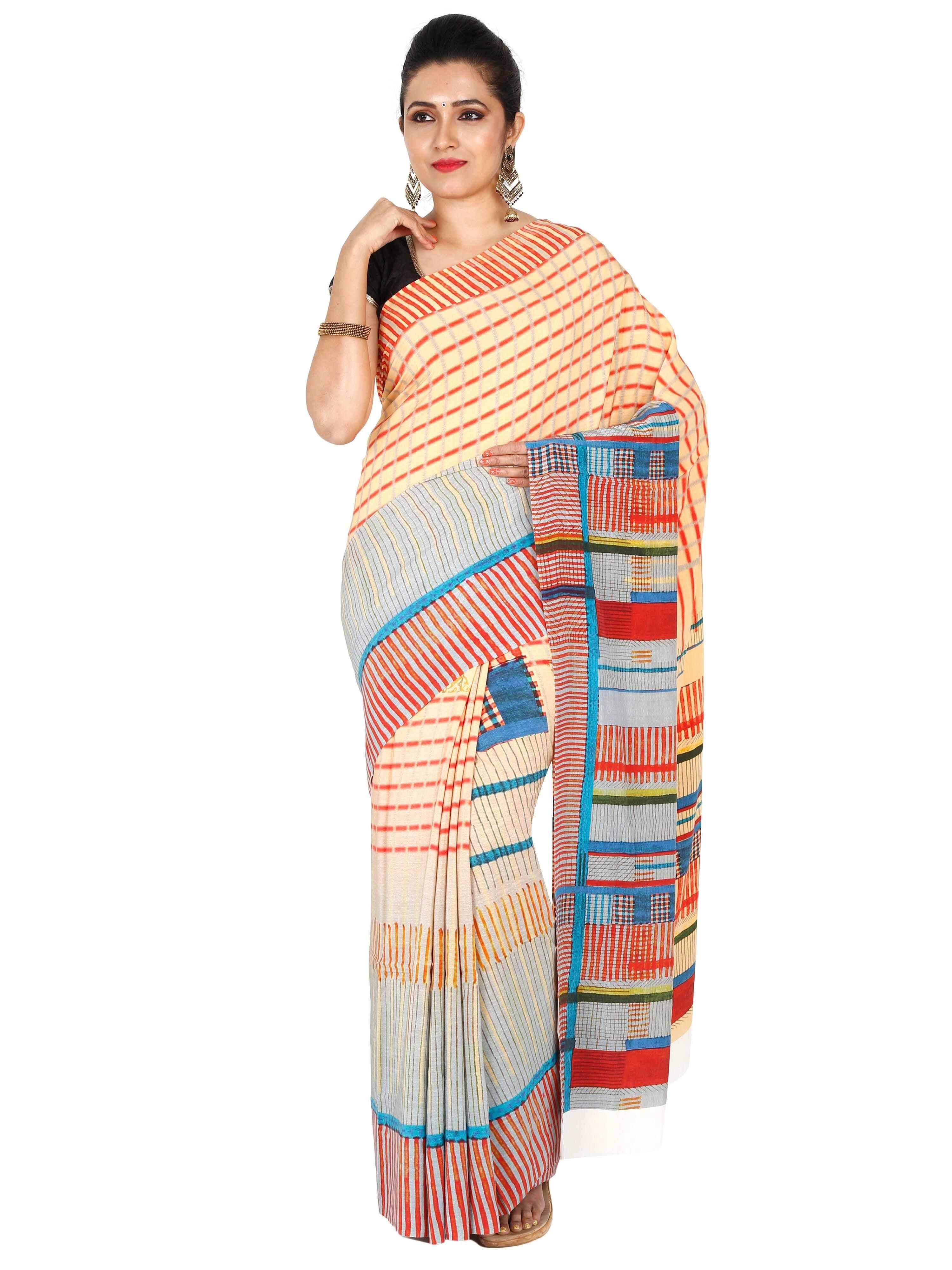 Guniaa Women Digital Printed Sarees
