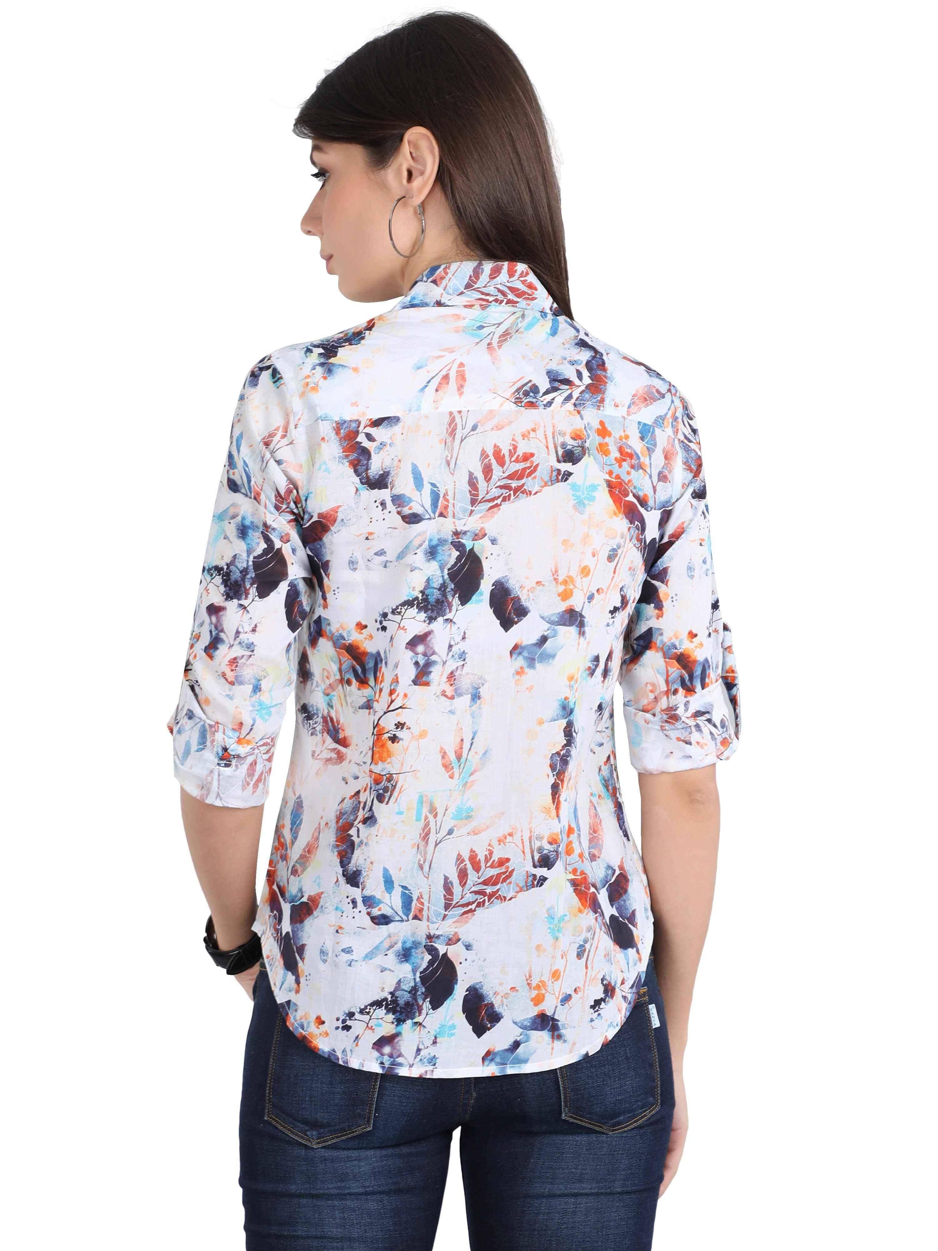 James Digital Digital Printed Tailored Fit Shirt