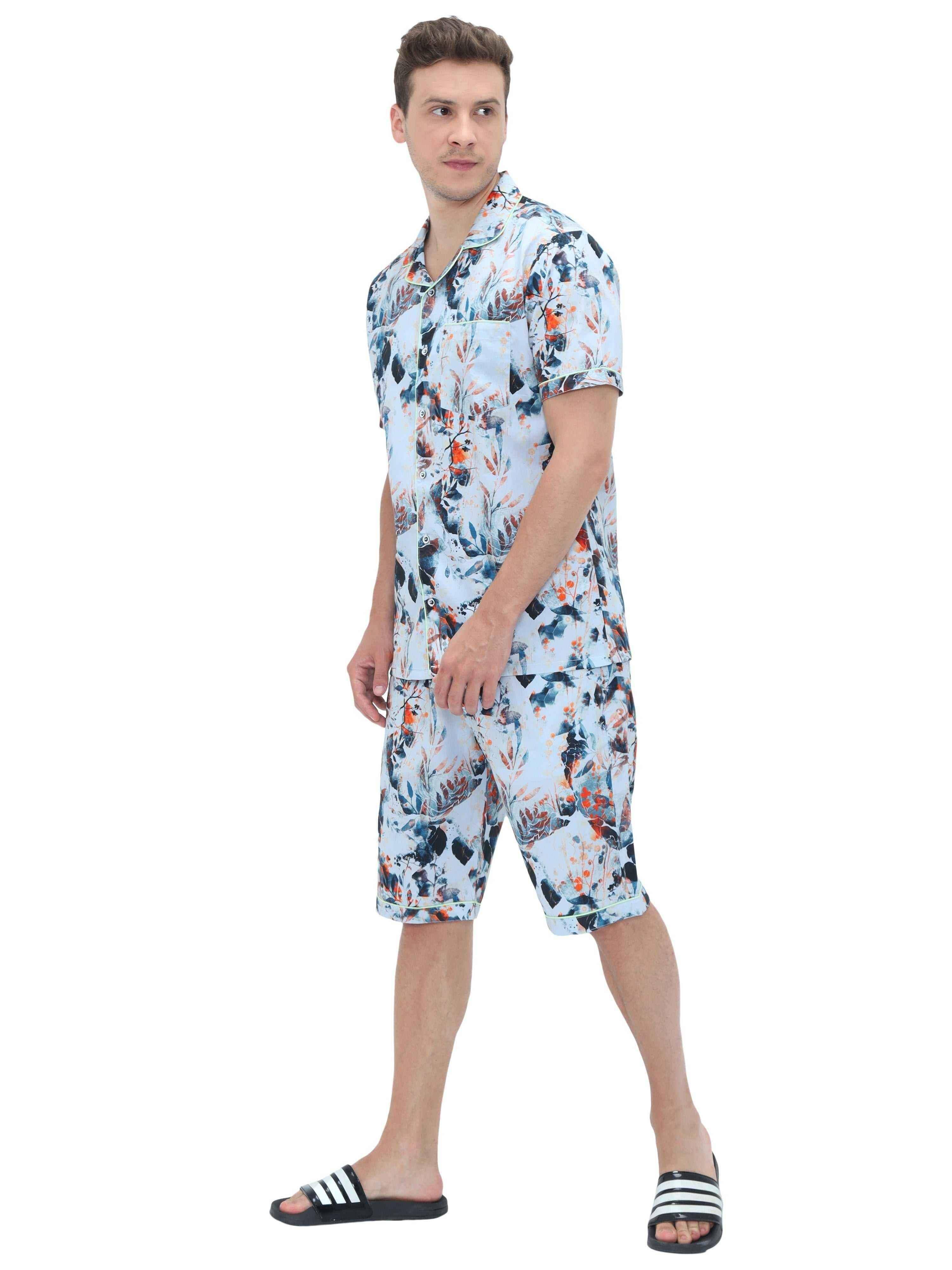 James Printed Half Sleeve Co-Ords