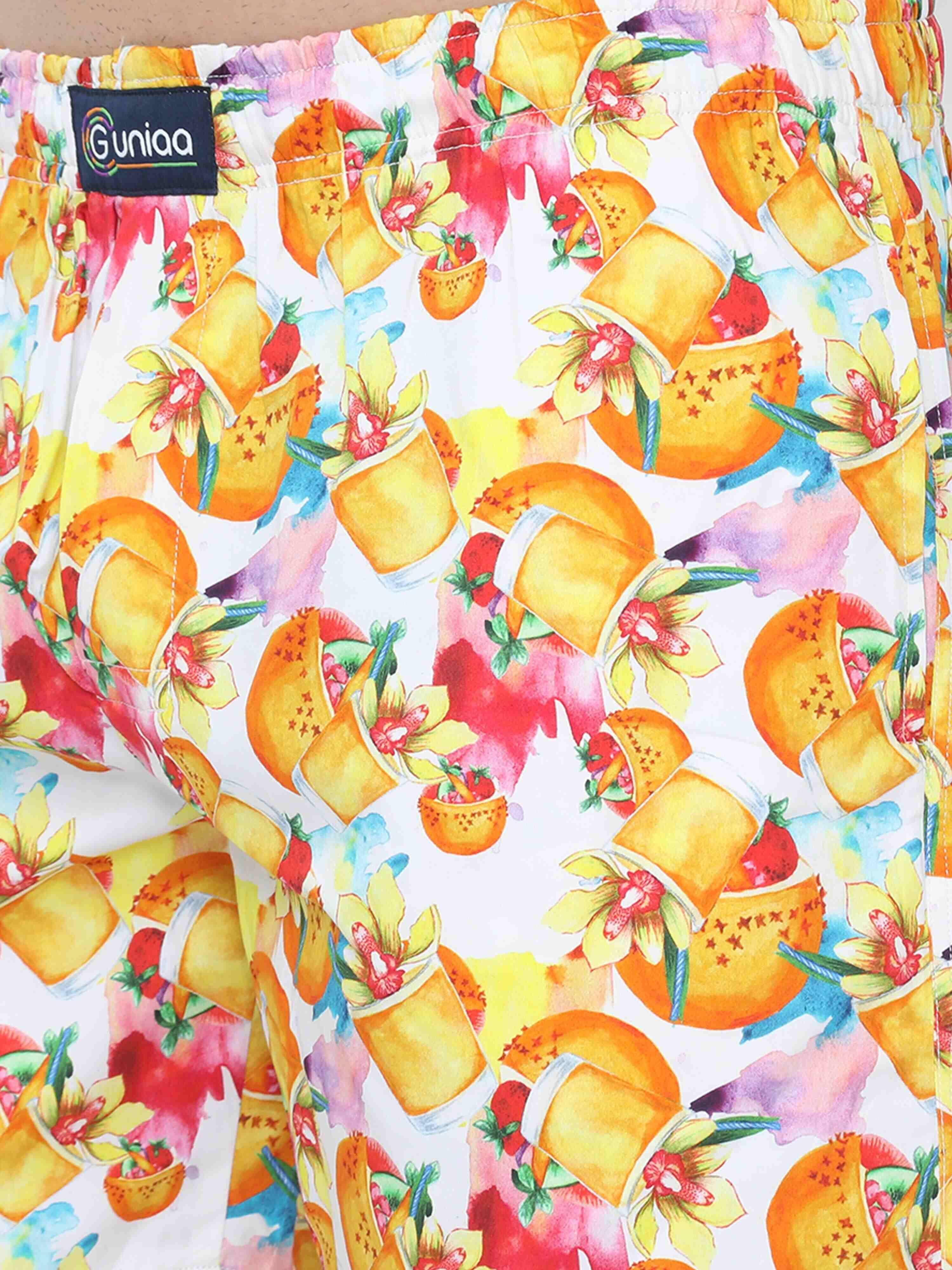 Pineapple Digital Printed Men's Boxer