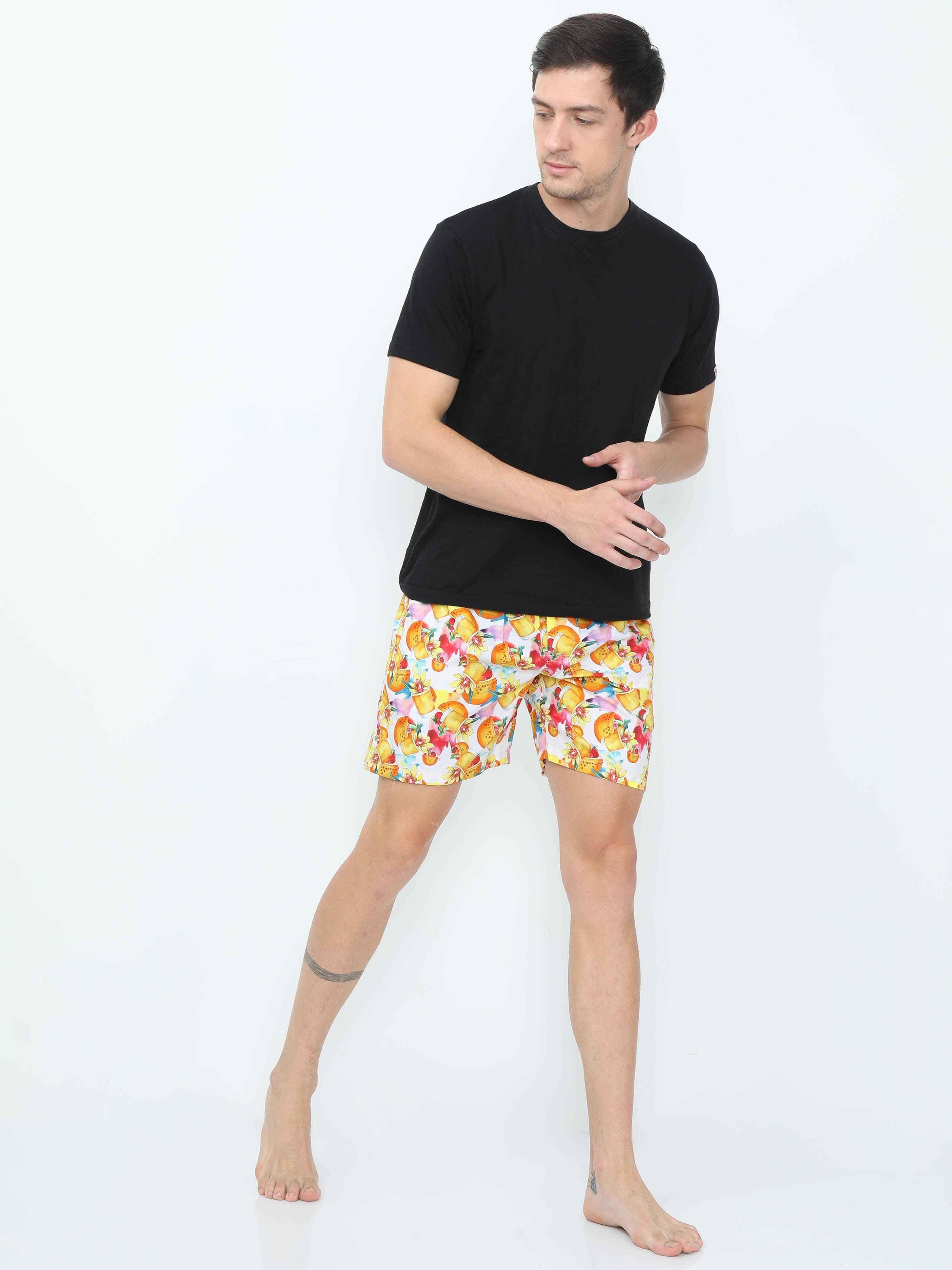 Pineapple Digital Printed Men's Boxer