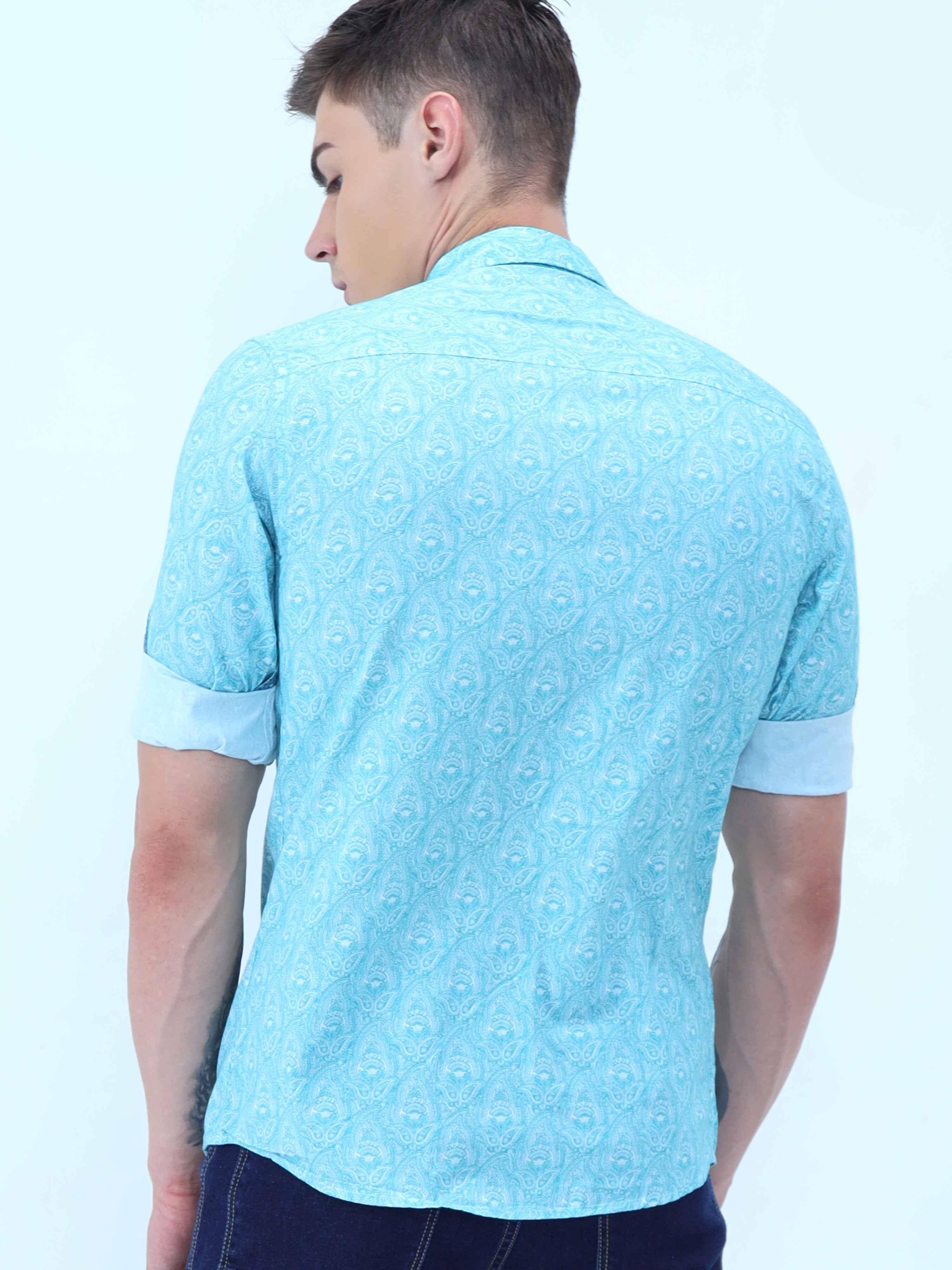 Tiny Paisley Digital Printed Shirt