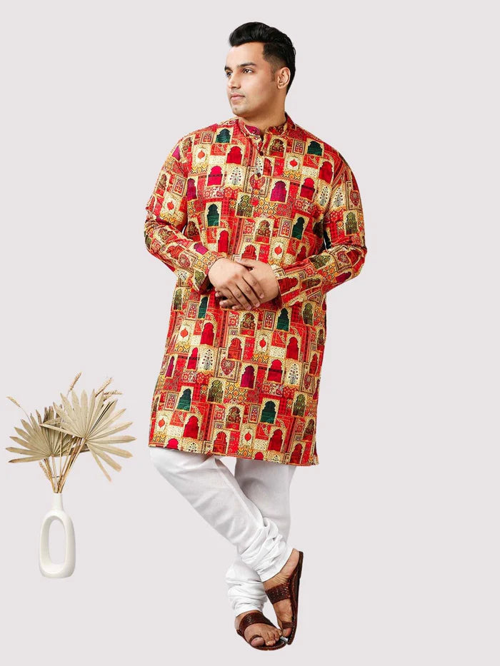 Celebrate Diwali in Style with Guniaa’s Plus-Size Kurtas for Men