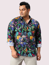 Posy Digital Printed Full Sleeve Shirt Men's Plus Size - Guniaa Fashions