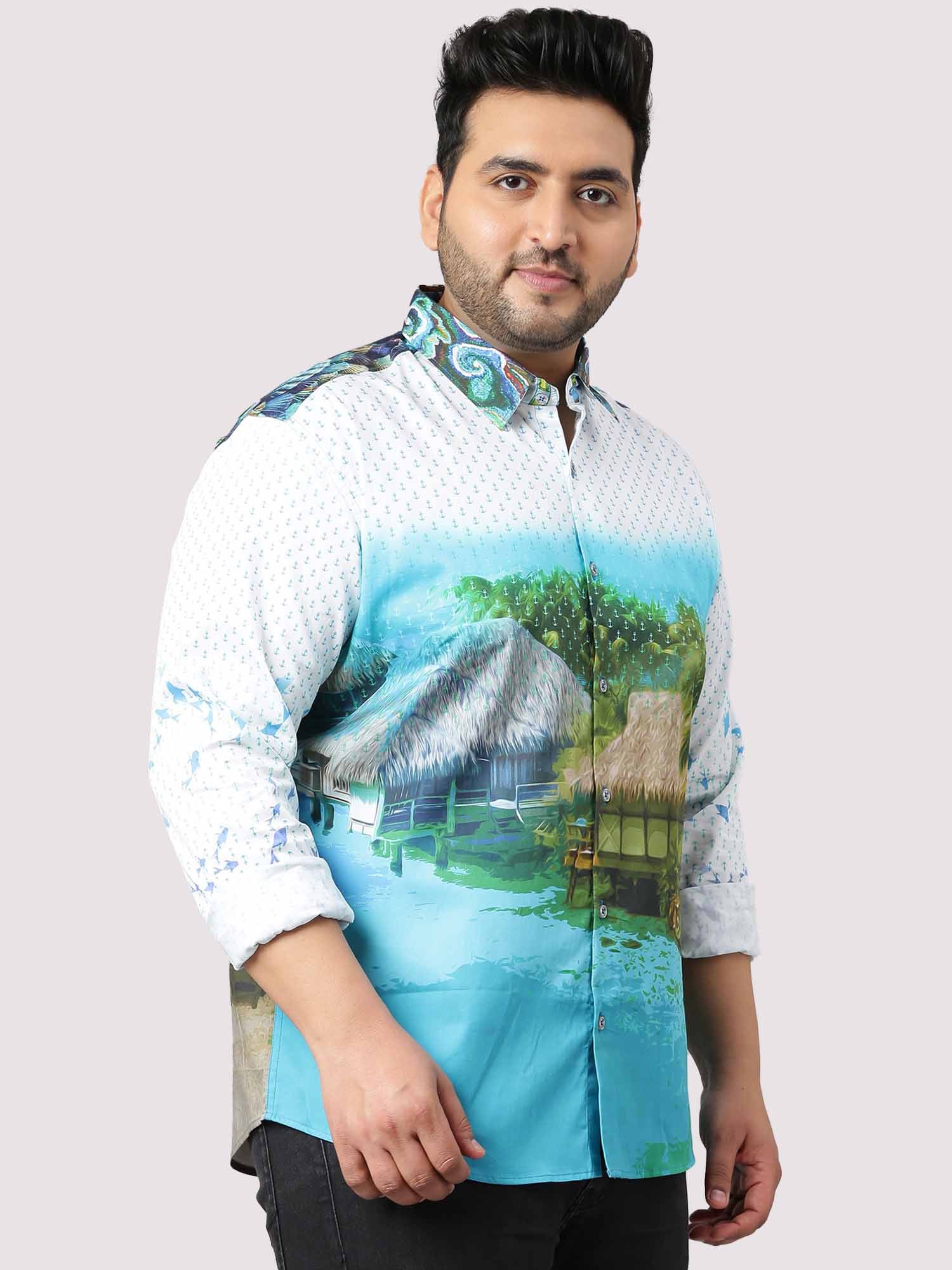Night Out Party Wear Shirts Men's Plus Size