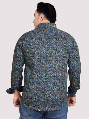 Motifs Sequence Printed Cotton Full sleeve Men's Plus size
