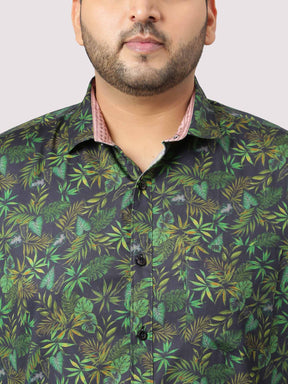 Greenleaf Cotton Digital Printed Shirt Men's Plus Size