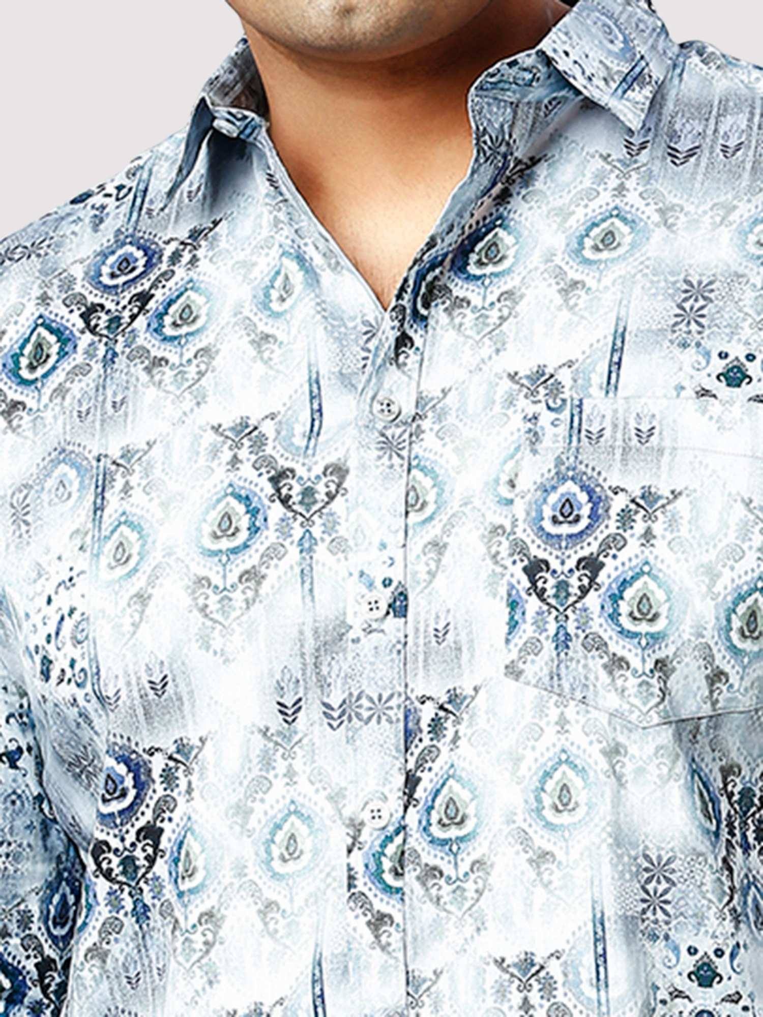 Blue Bell Digital Printed Full Sleeve Shirt Men's Plus Size