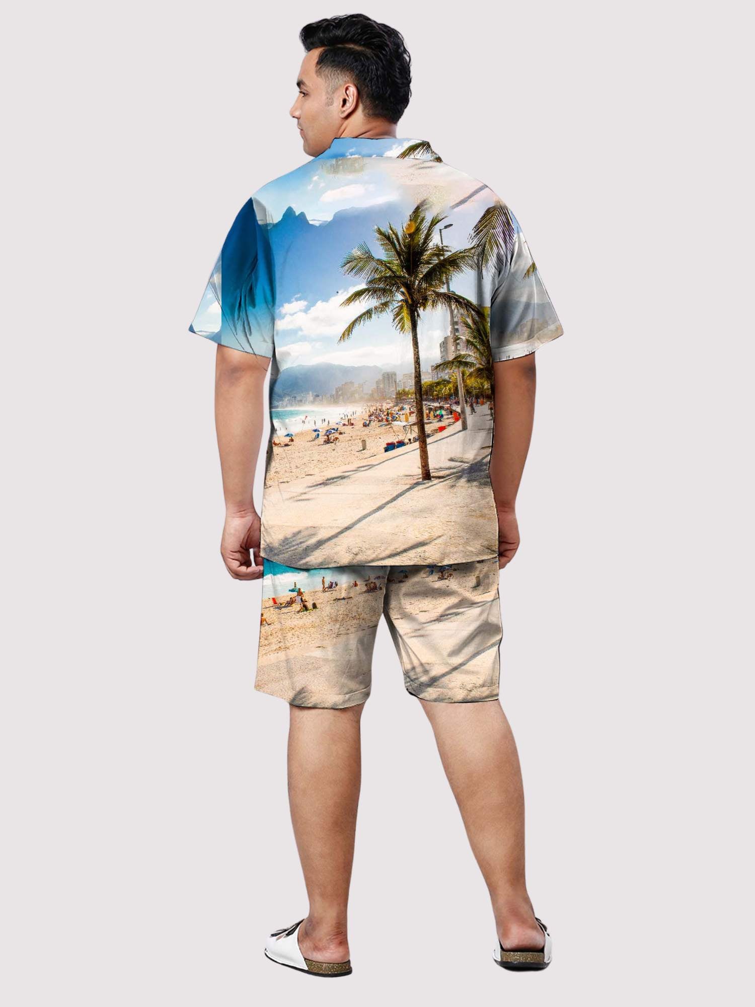 Beach Love Digital Printed Half Co-ords Set