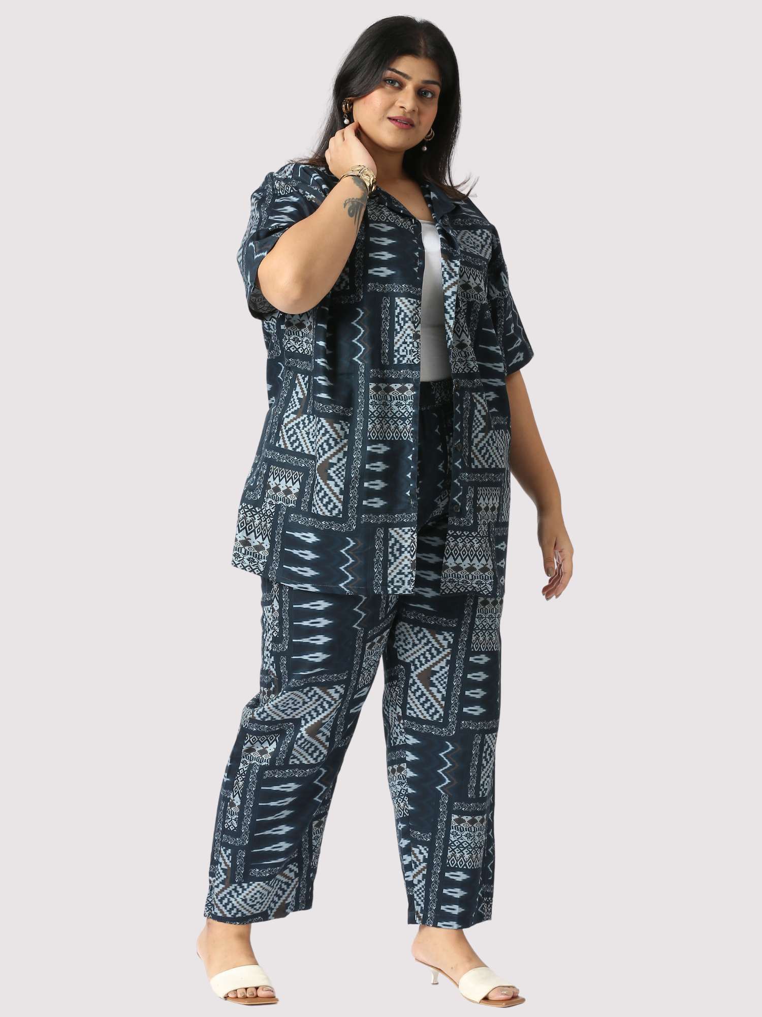 Kolor Fusion Plus Size Women's Co-ord Set