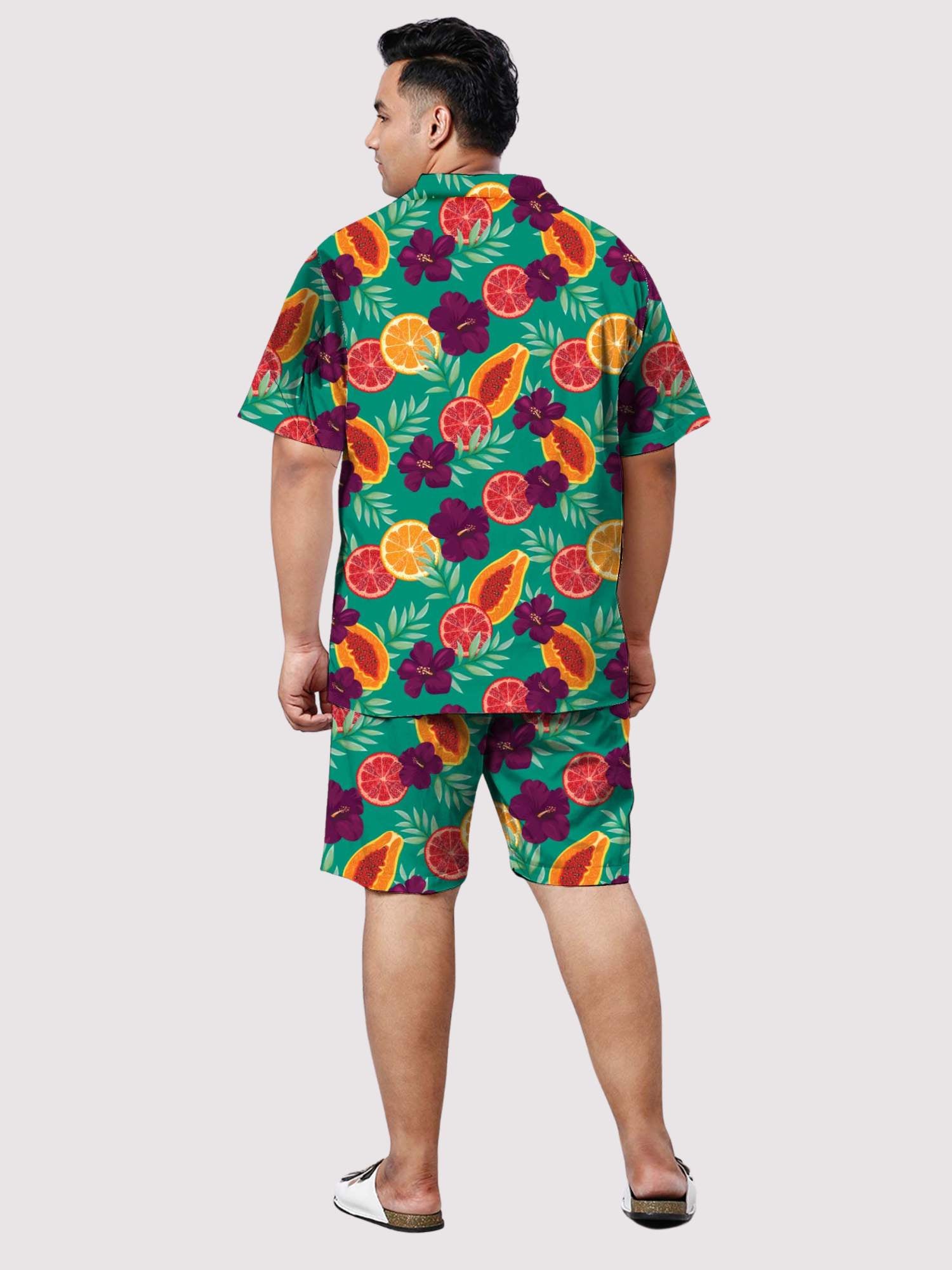 Summer Fruit Digital Printed Half Co-ords Set