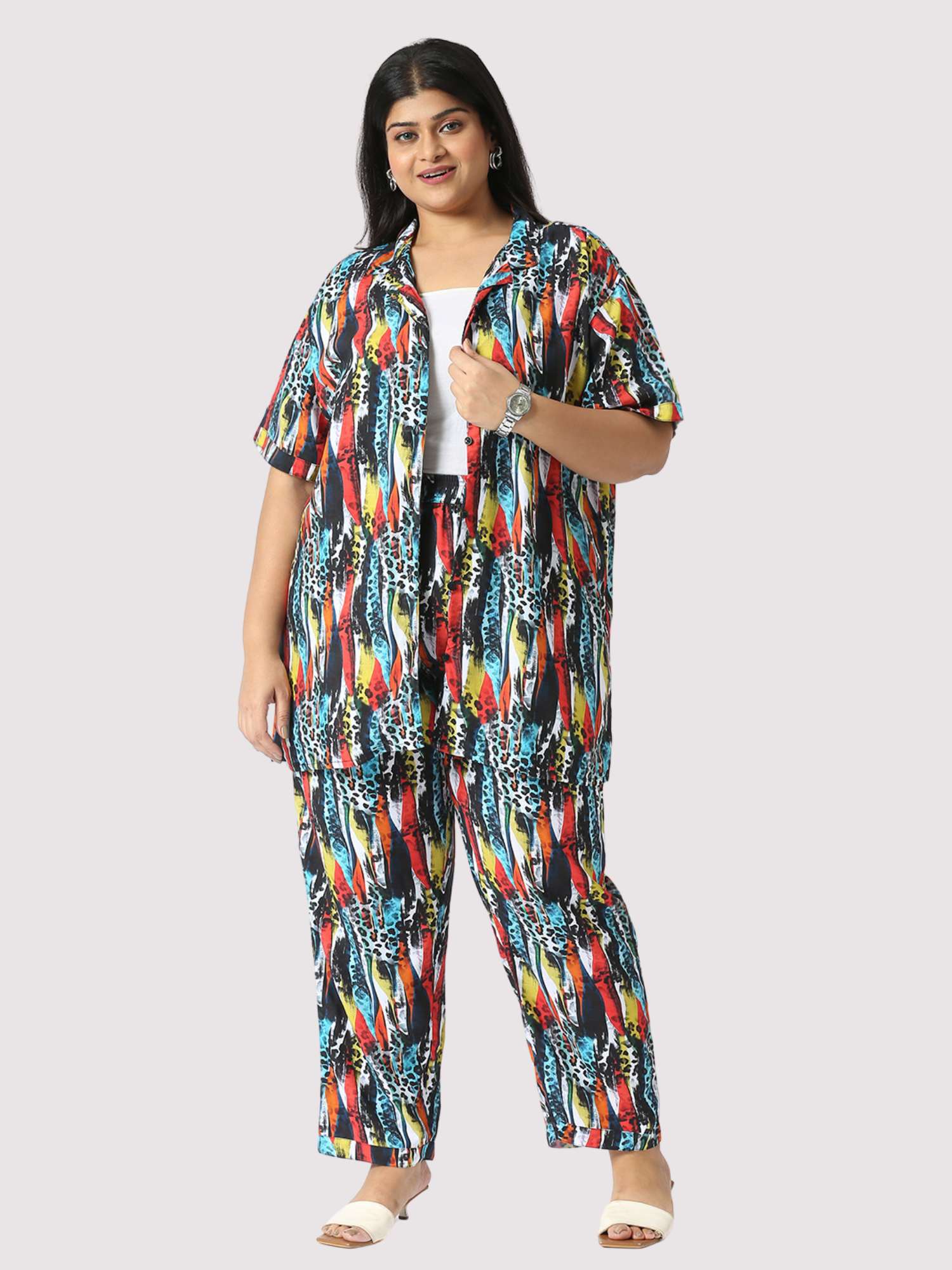 Exotic Full Co-ords Set Women's Plus Size