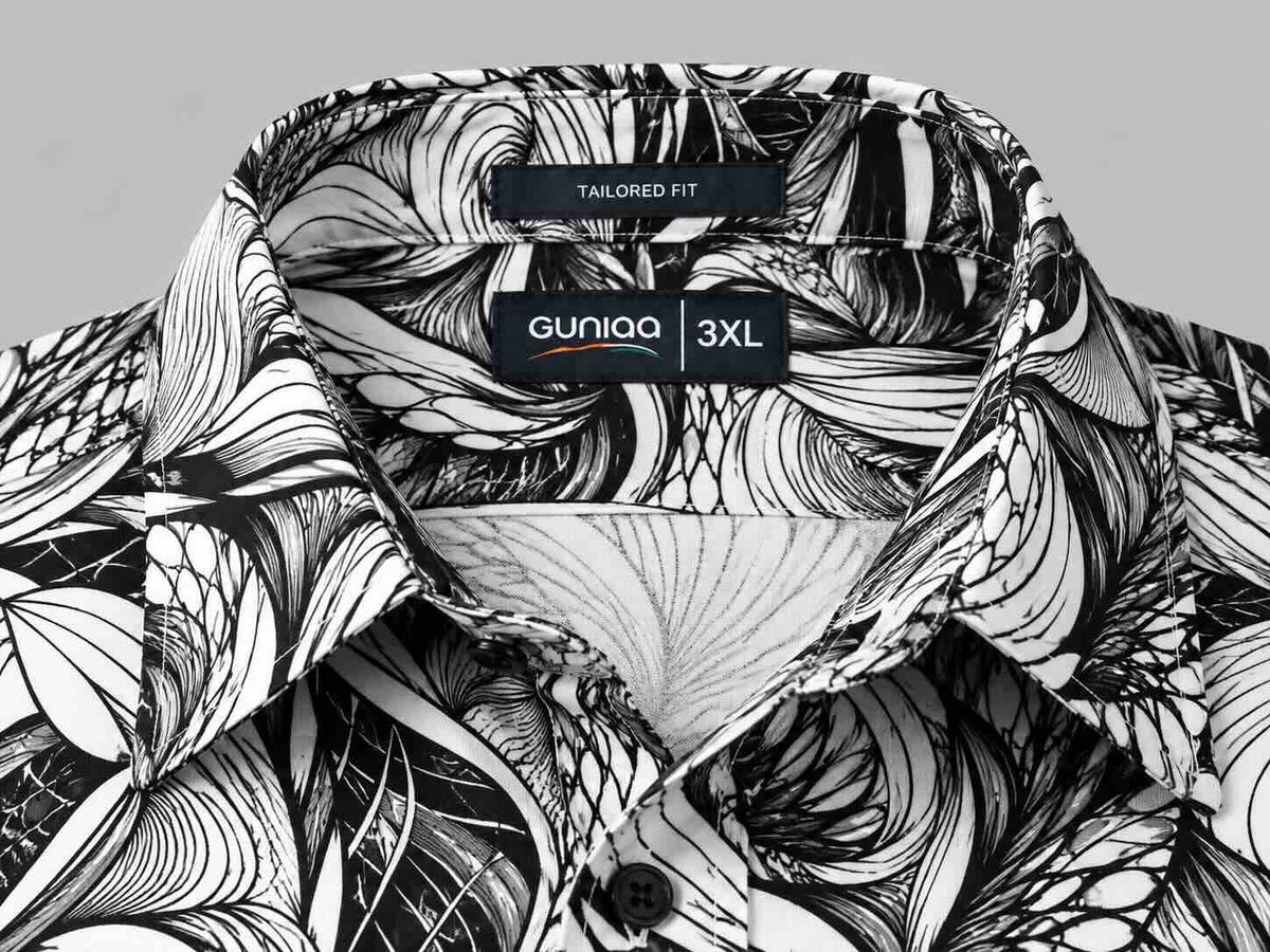 Abstract Spiral Men's Plus Size Half Sleeve Shirt